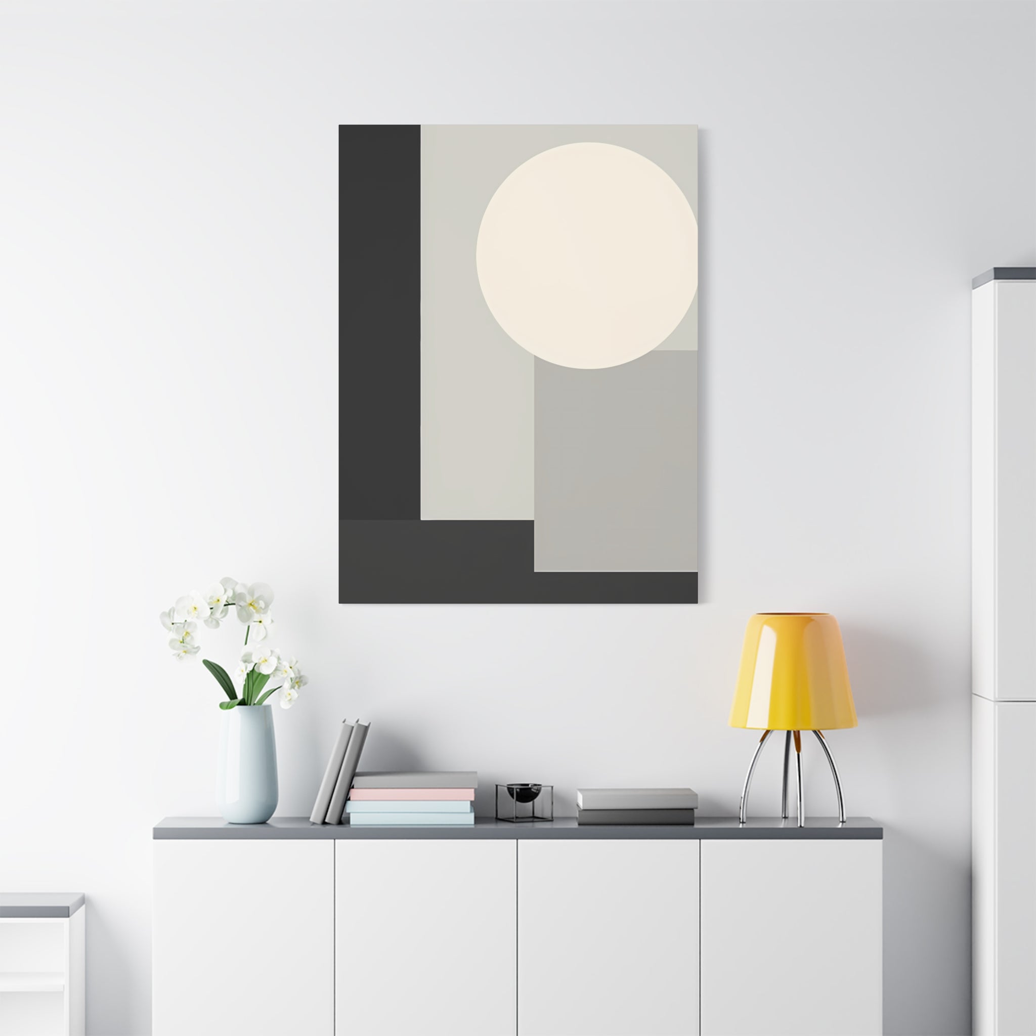 Monochrome Geometric 01 – Canvas (Standard)
