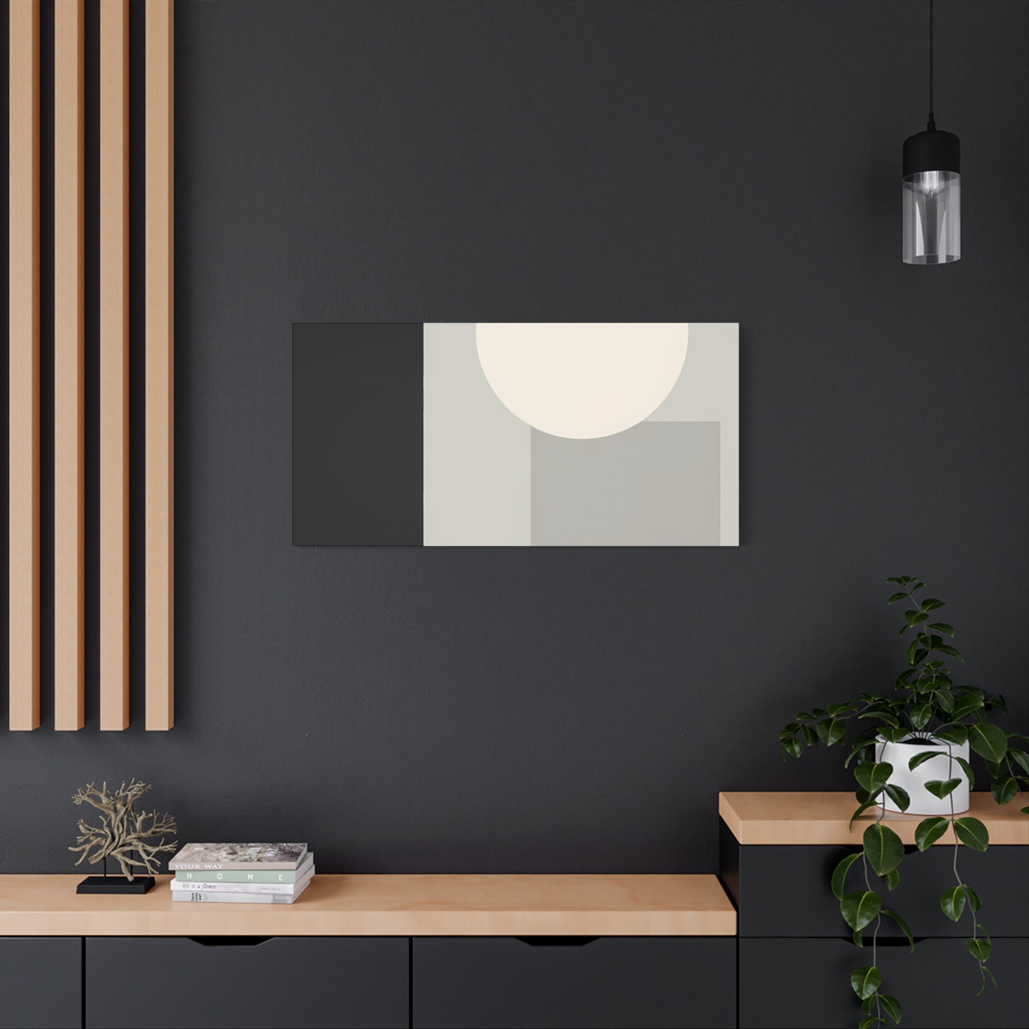 Monochrome Geometric 01 – Canvas (Standard)
