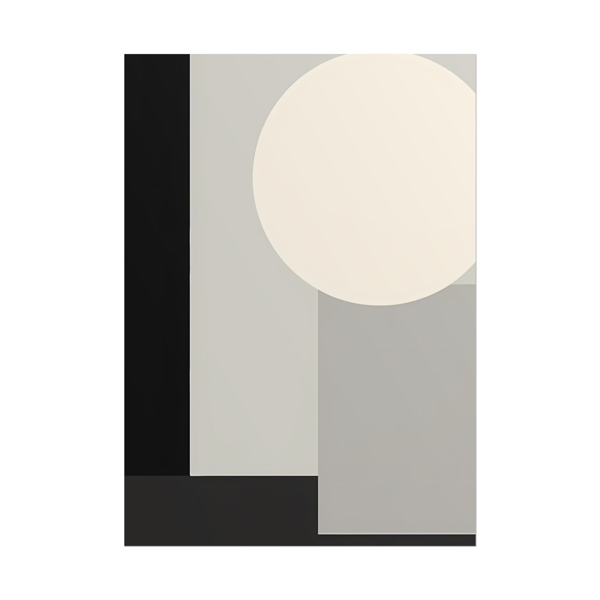 Monochrome Geometric 01 - Print