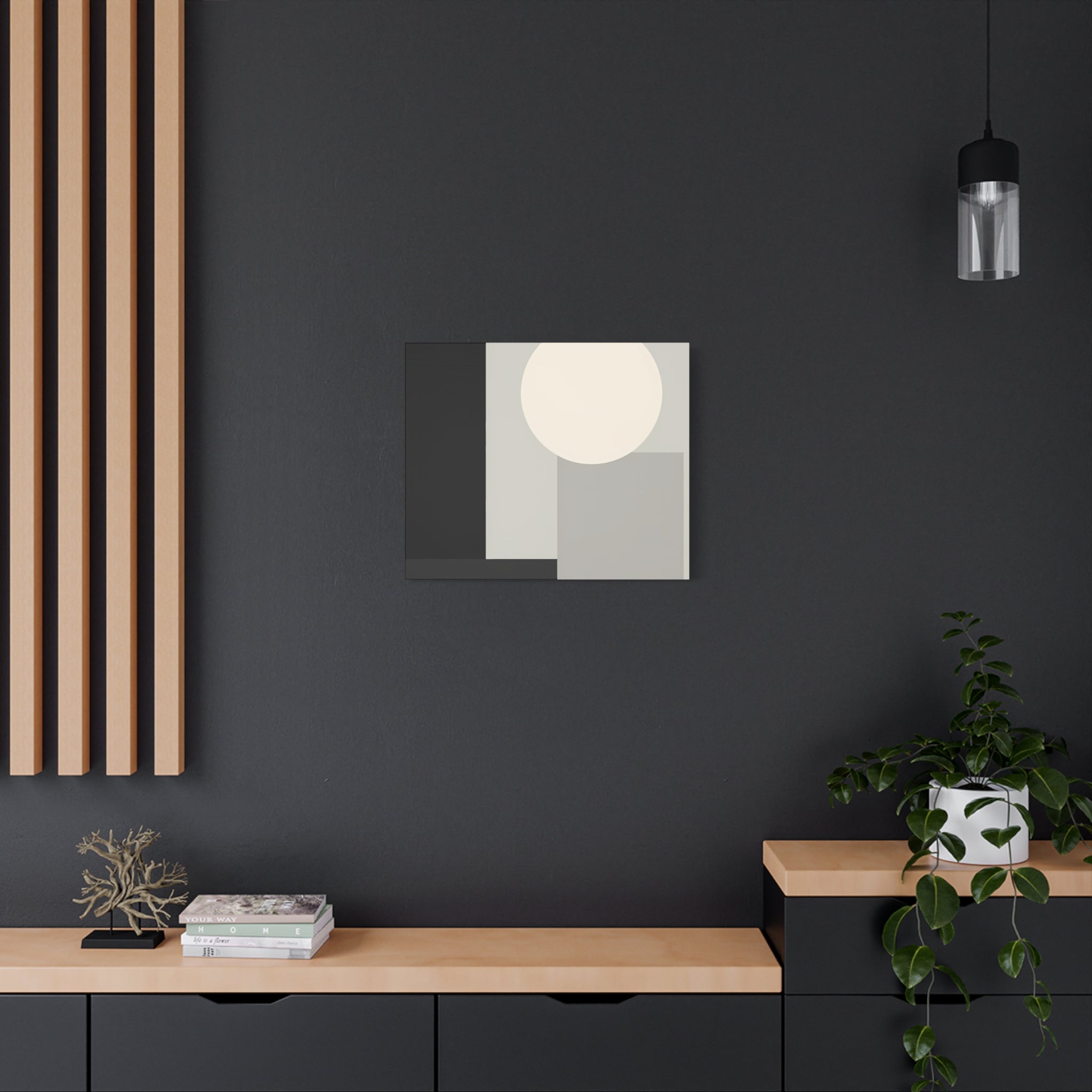 Monochrome Geometric 01 – Canvas (Standard)