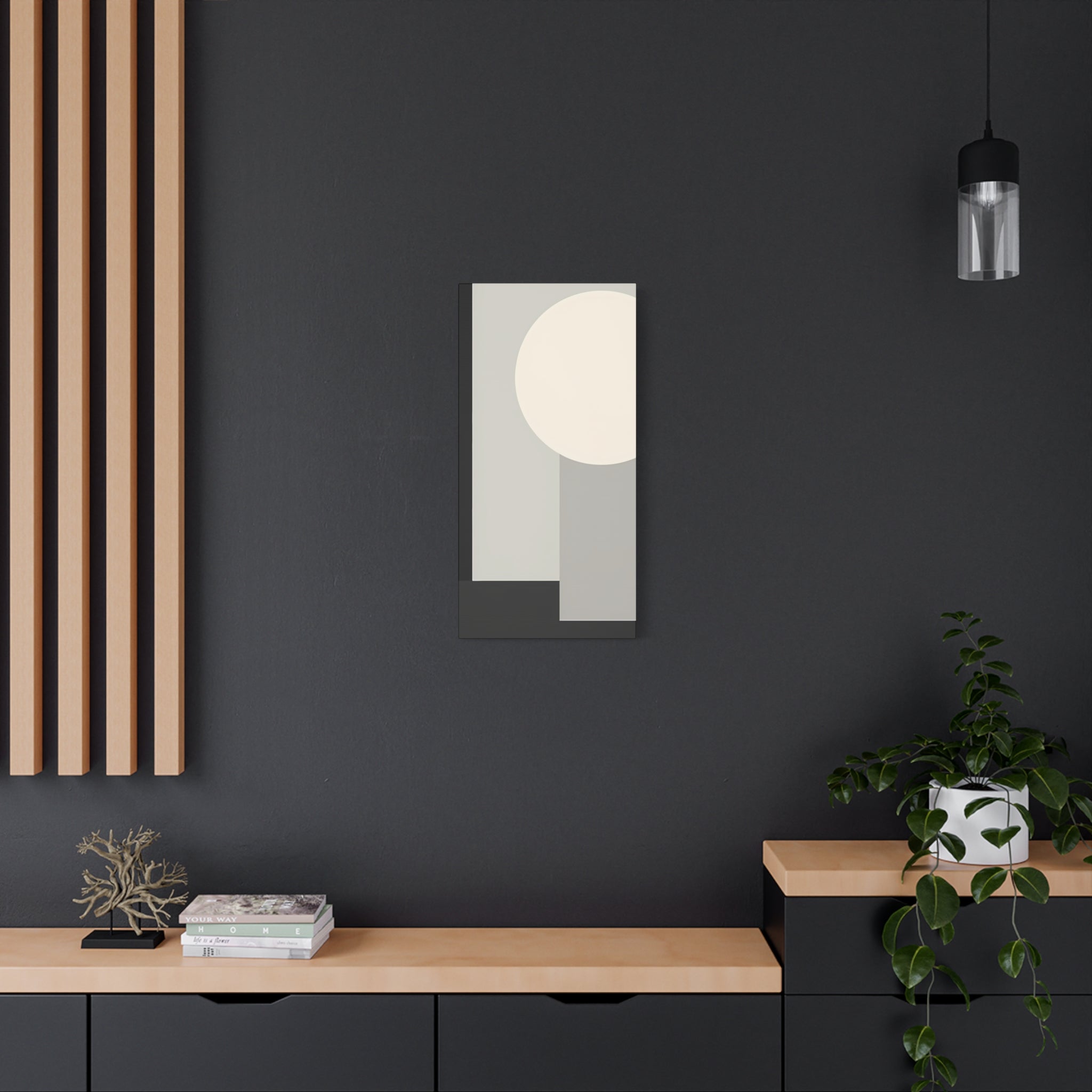Monochrome Geometric 01 – Canvas (Standard)