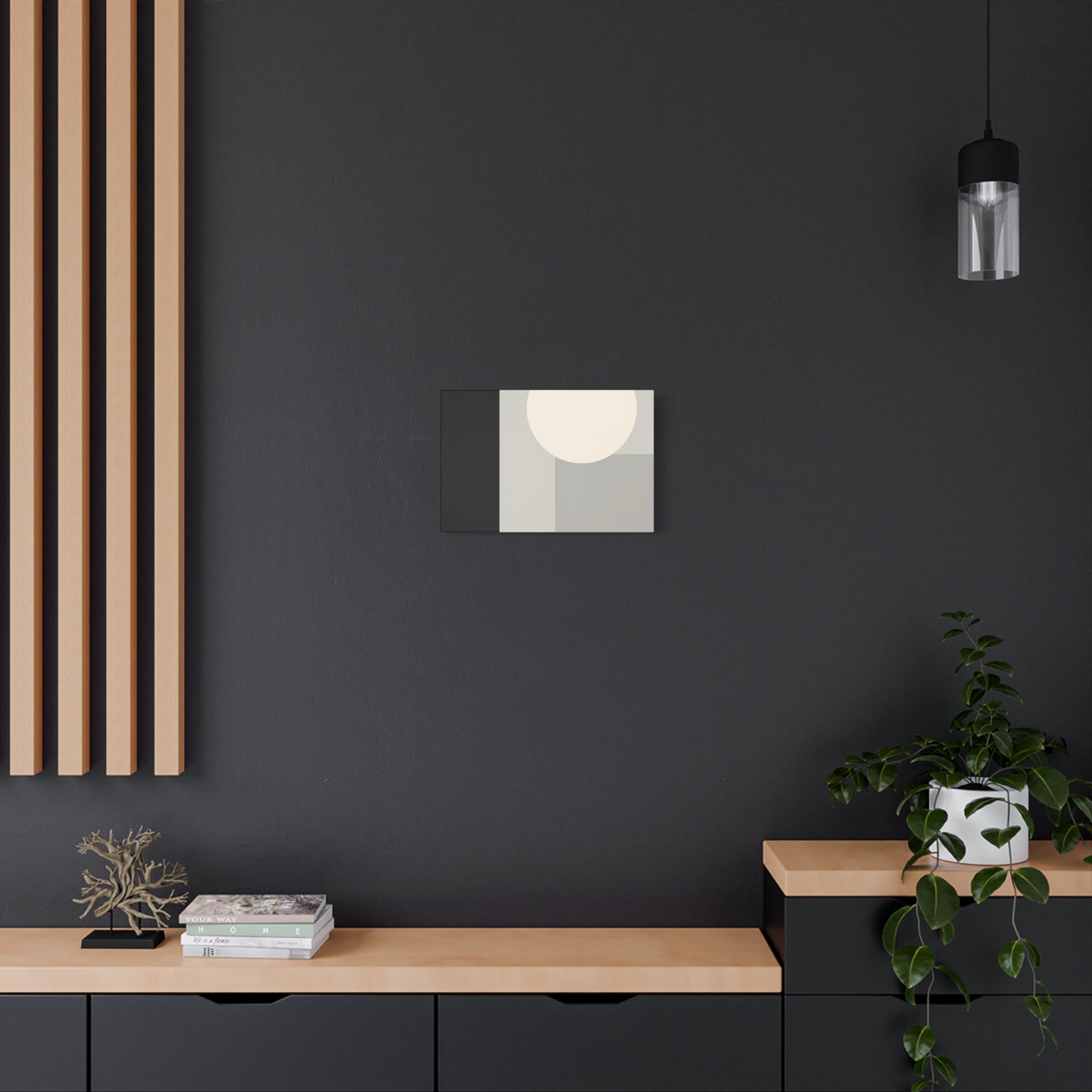 Monochrome Geometric 01 – Canvas (Standard)
