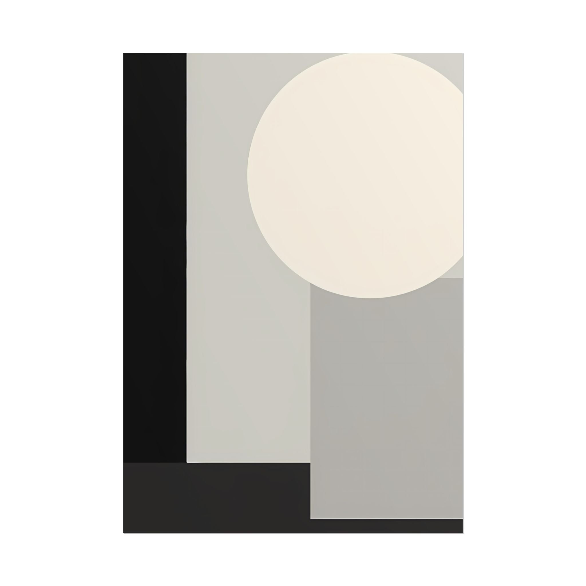 Monochrome Geometric 01 - Print