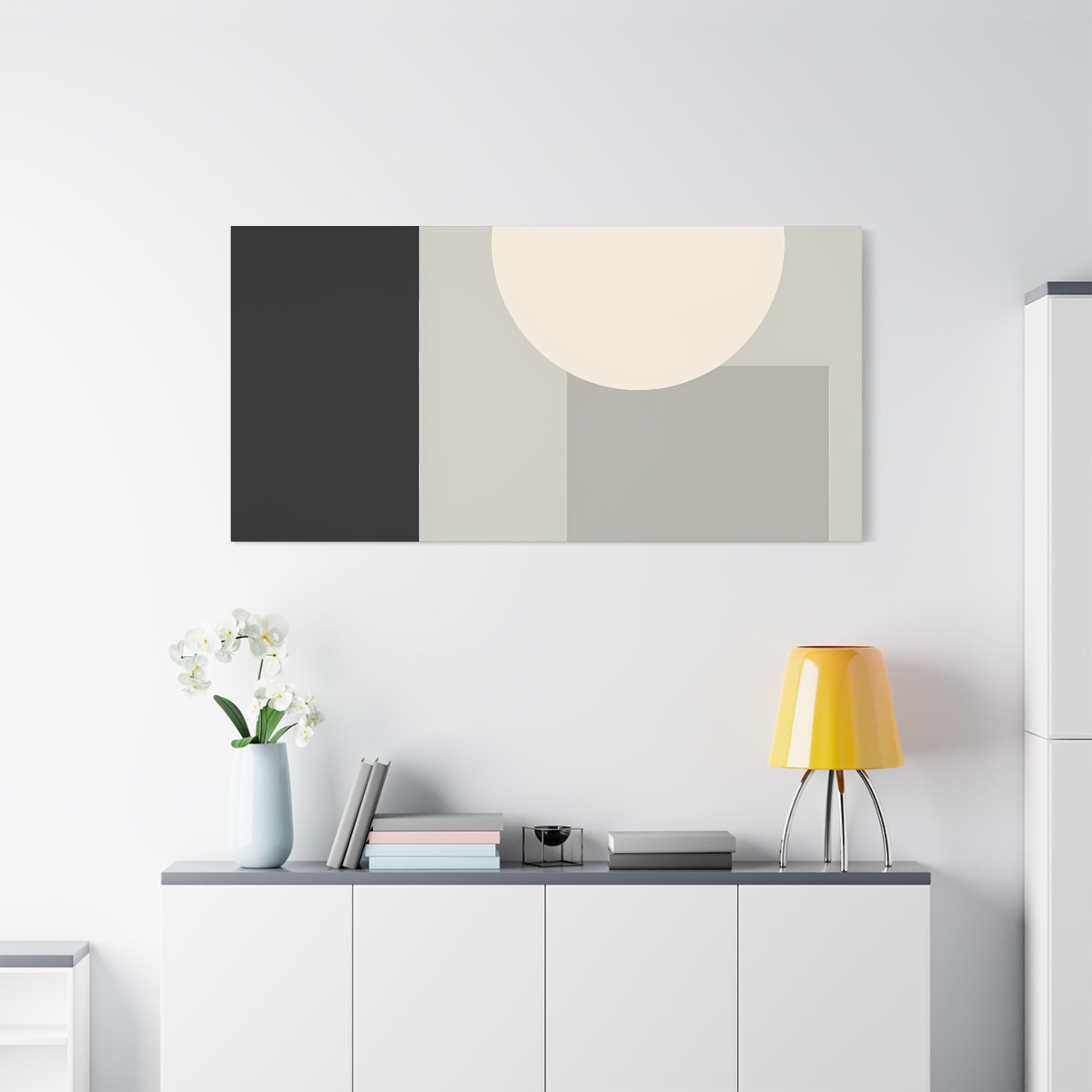 Monochrome Geometric 01 – Canvas (Standard)