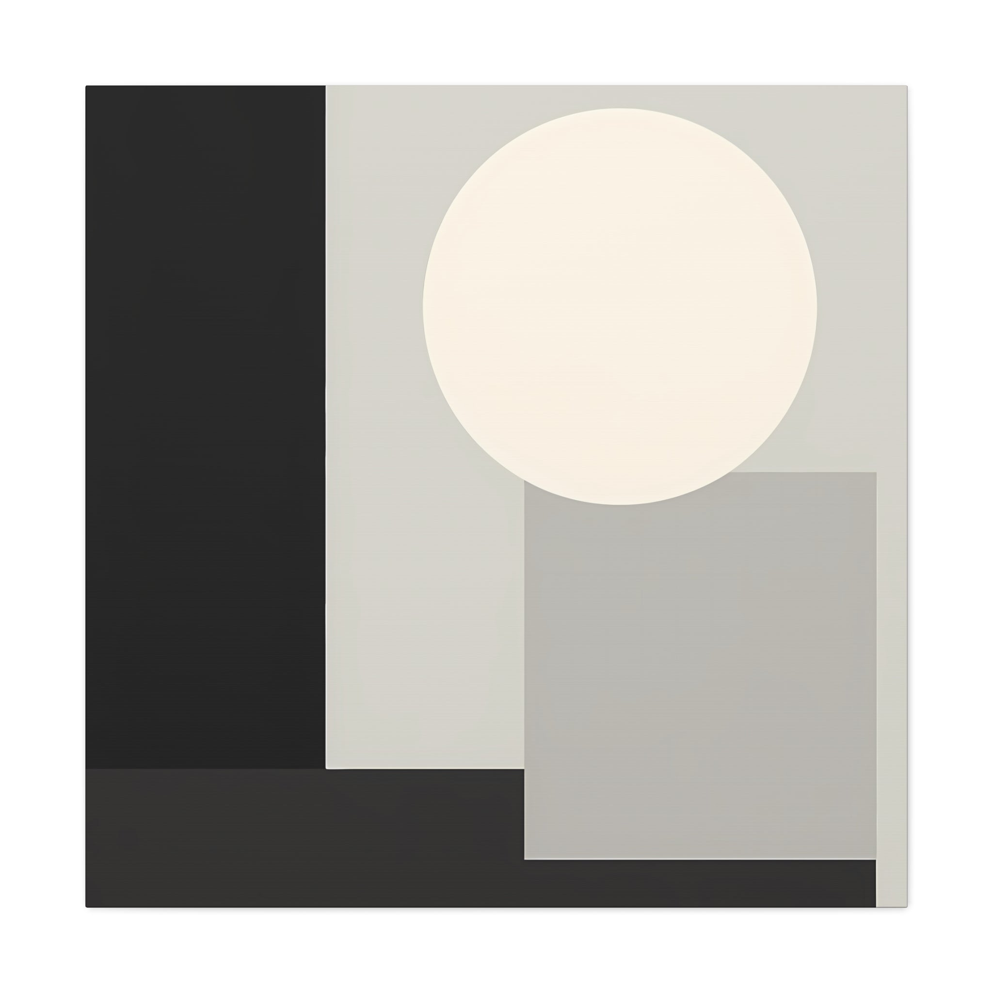 Monochrome Geometric 01 – Canvas (Standard)