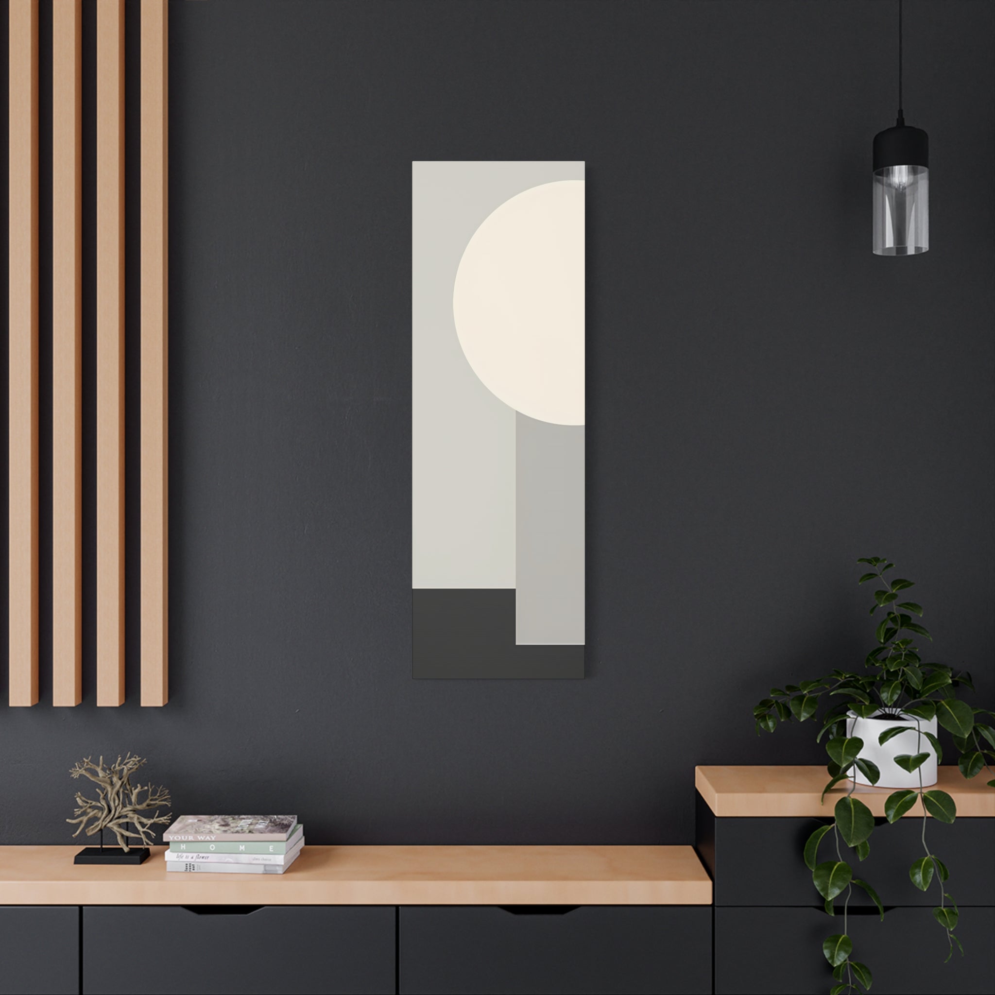 Monochrome Geometric 01 – Canvas (Standard)