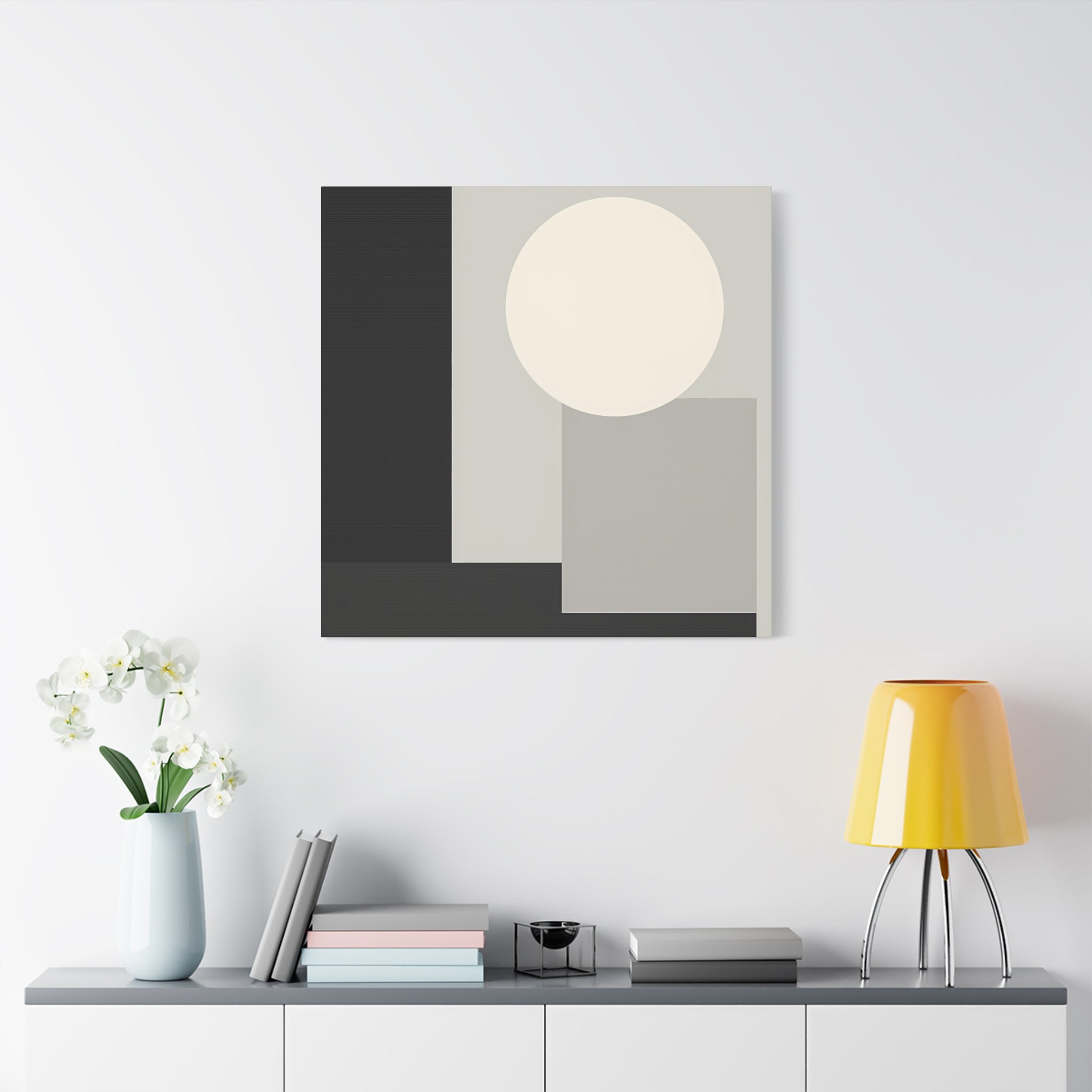 Monochrome Geometric 01 – Canvas (Standard)