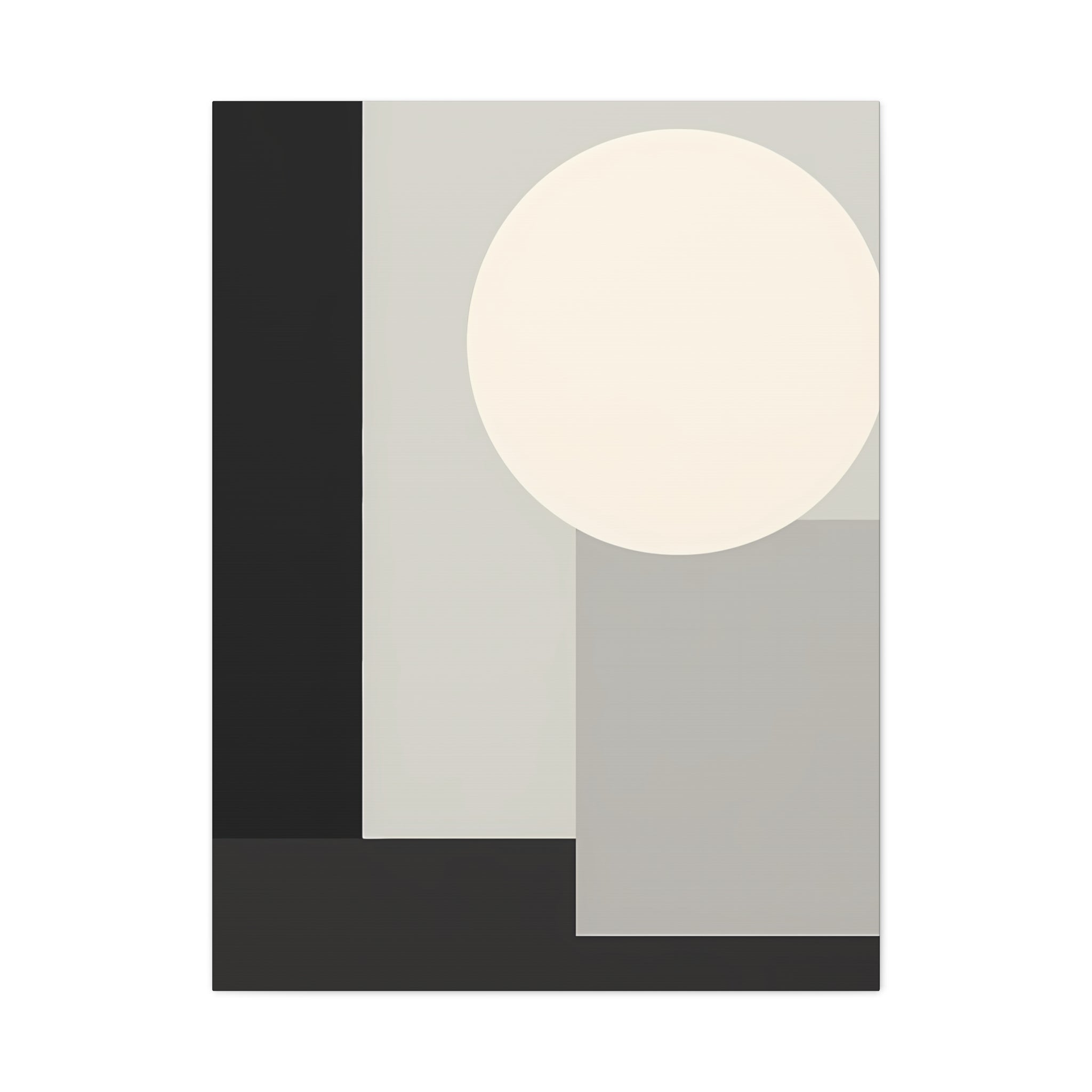 Monochrome Geometric 01 – Canvas (Standard)