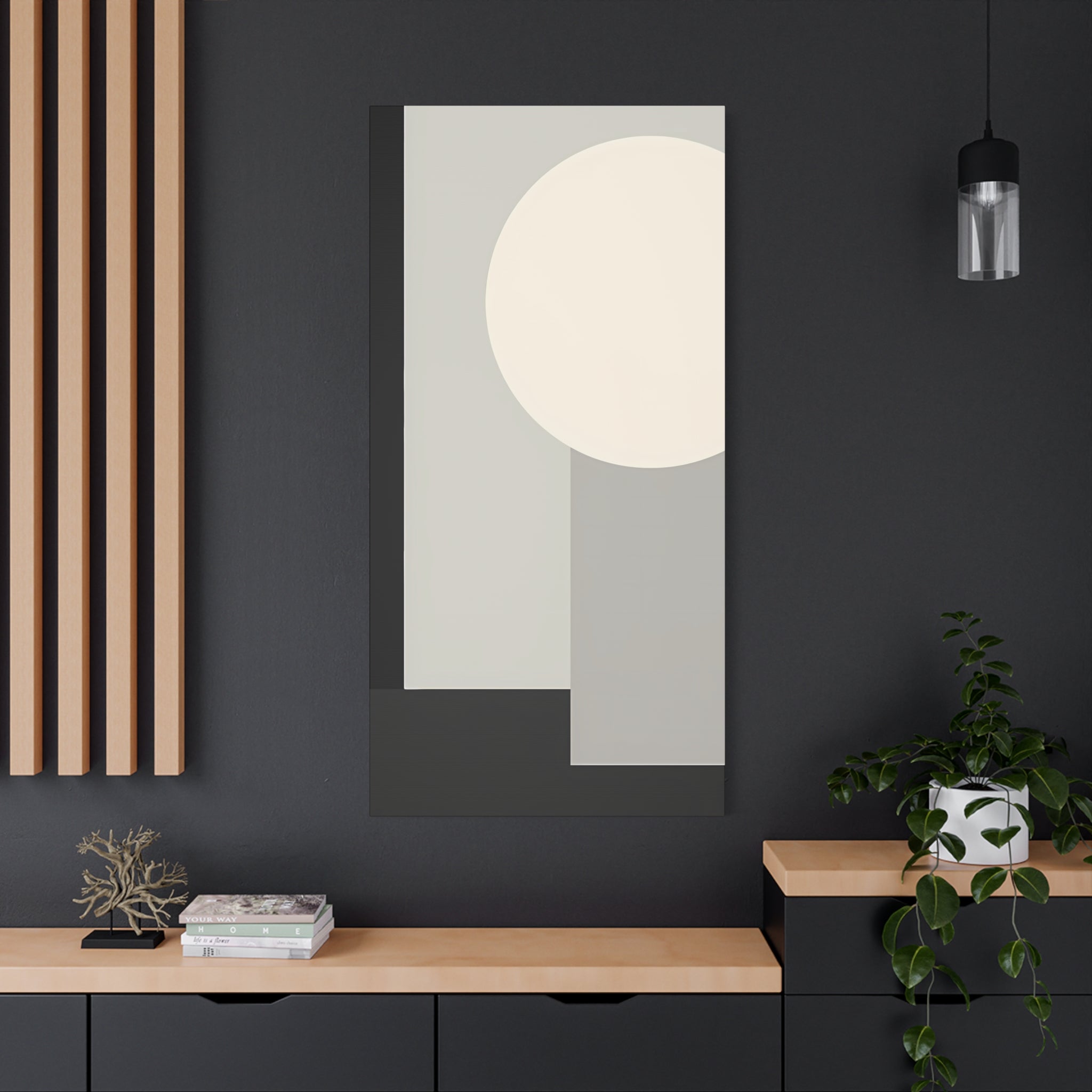 Monochrome Geometric 01 – Canvas (Standard)