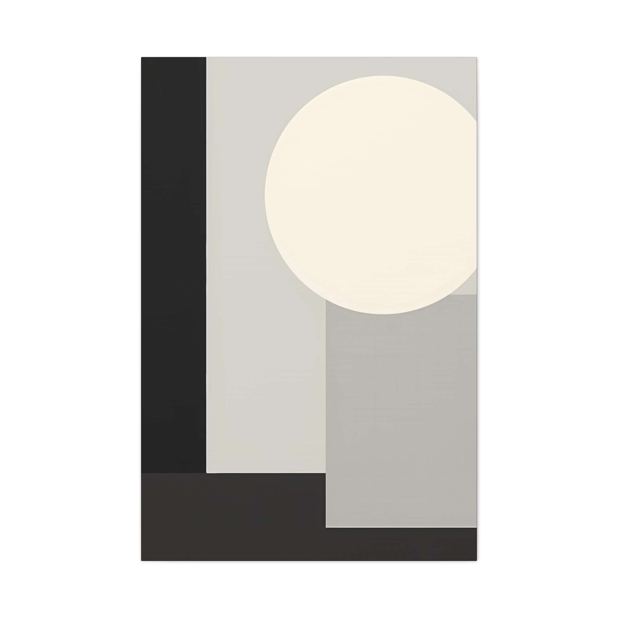 Monochrome Geometric 01 – Canvas (Standard)