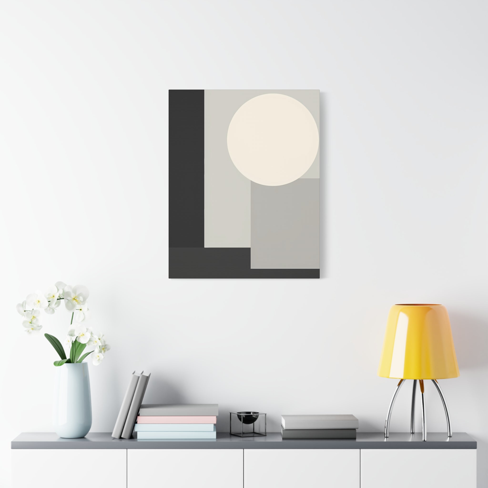 Monochrome Geometric 01 – Canvas (Standard)