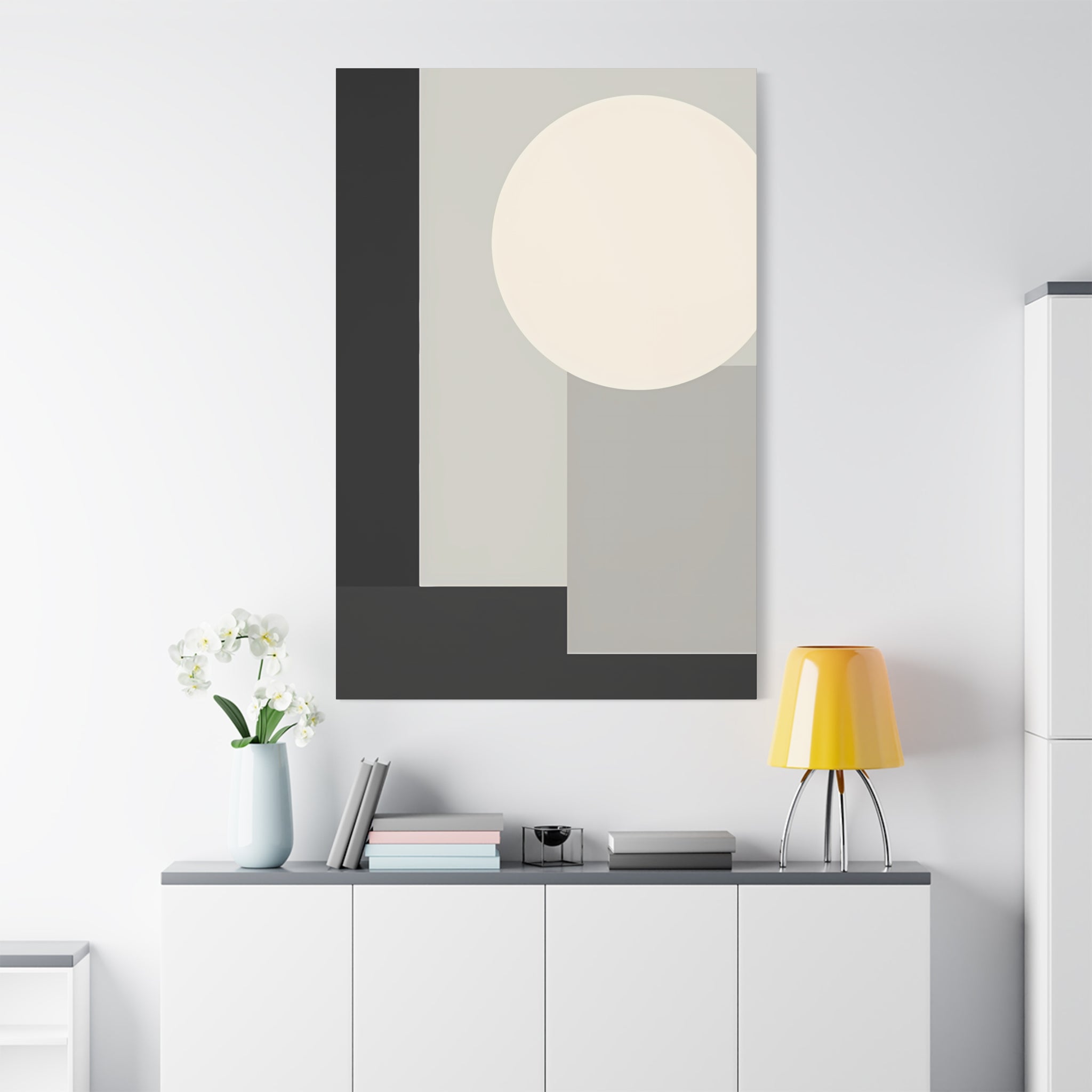 Monochrome Geometric 01 – Canvas (Standard)