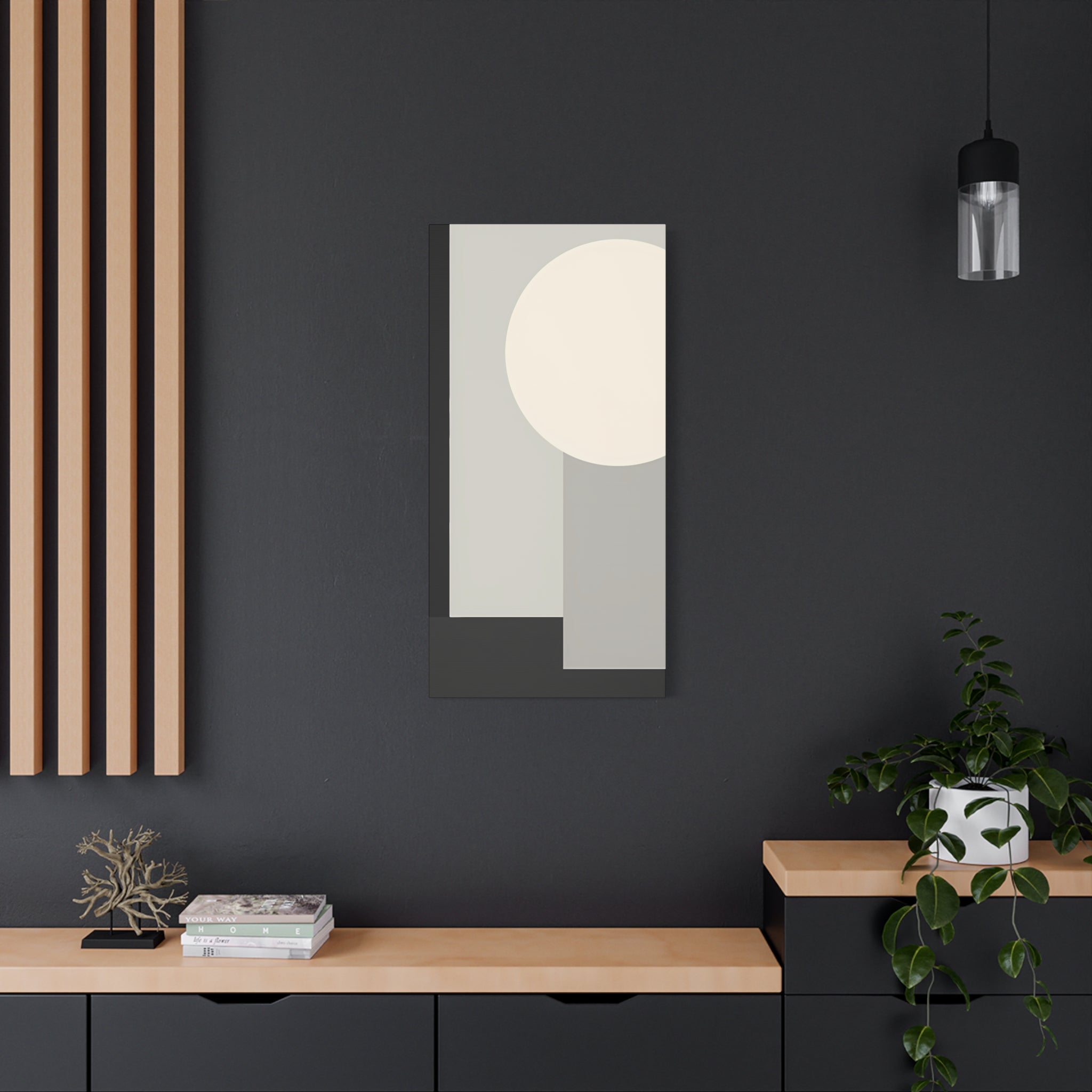 Monochrome Geometric 01 – Canvas (Standard)