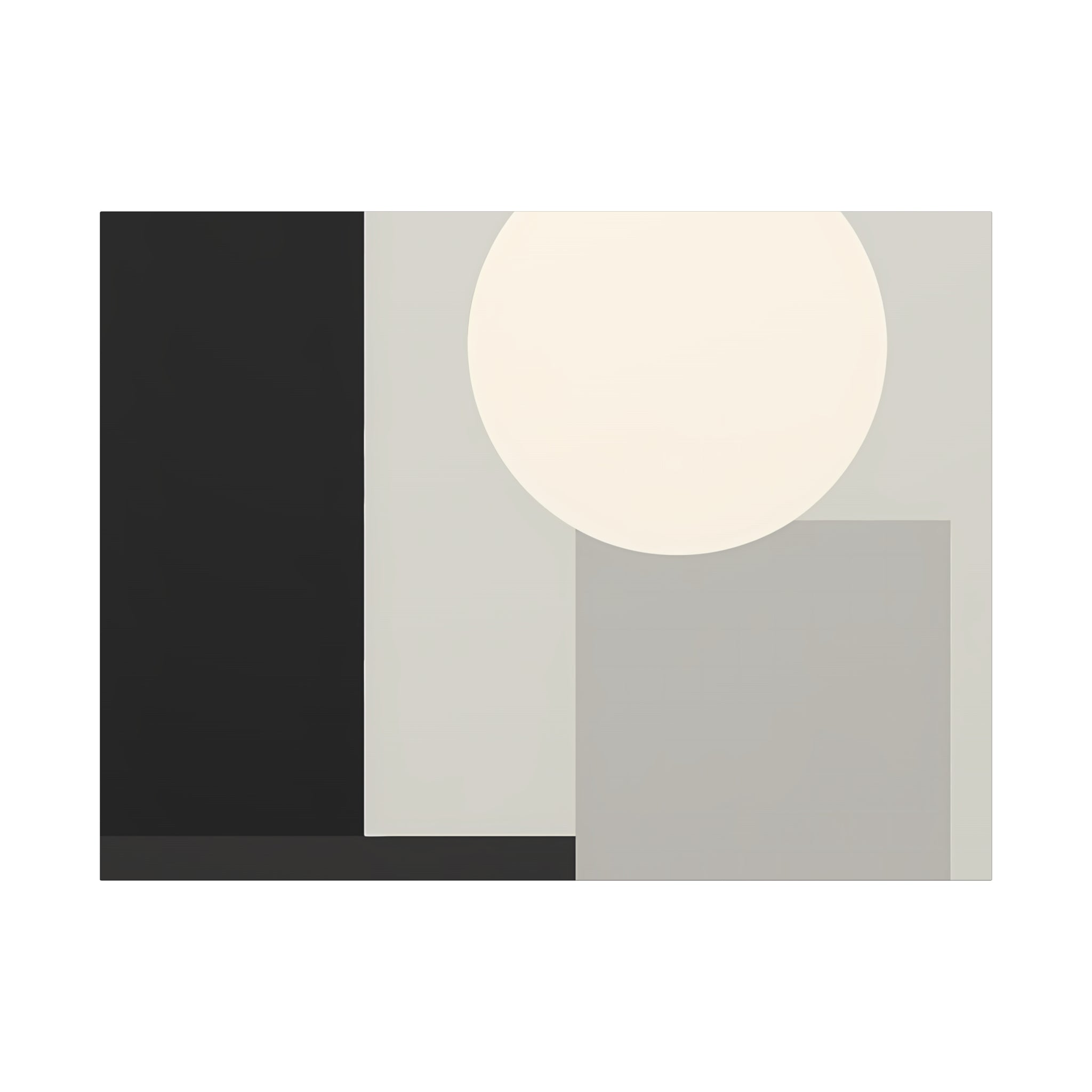 Monochrome Geometric 01 – Canvas (Standard)
