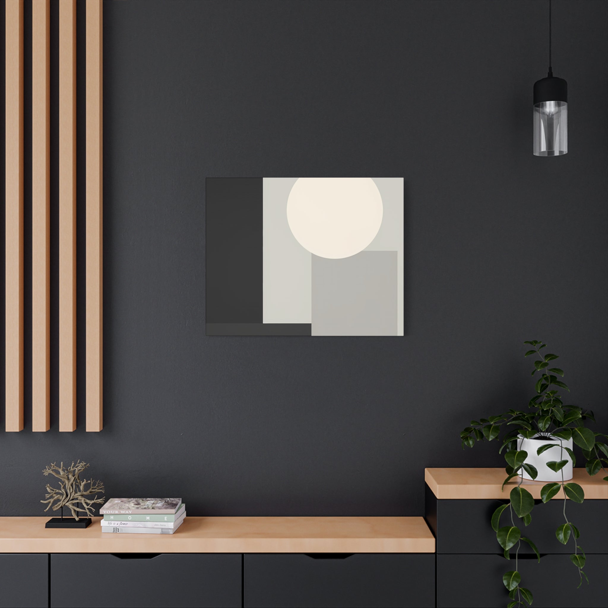 Monochrome Geometric 01 – Canvas (Standard)