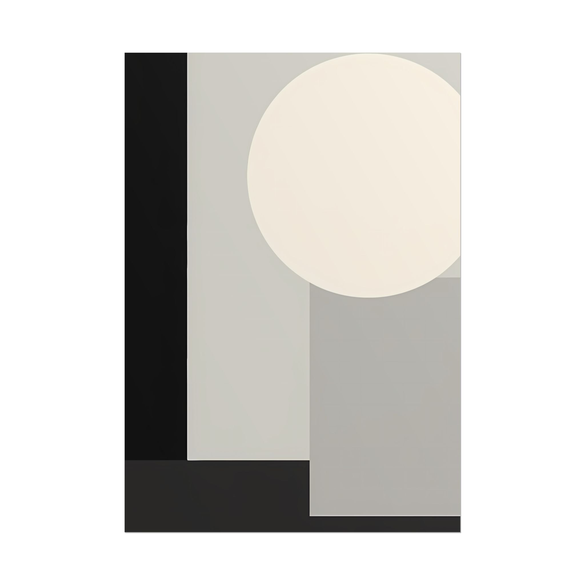 Monochrome Geometric 01 - Print