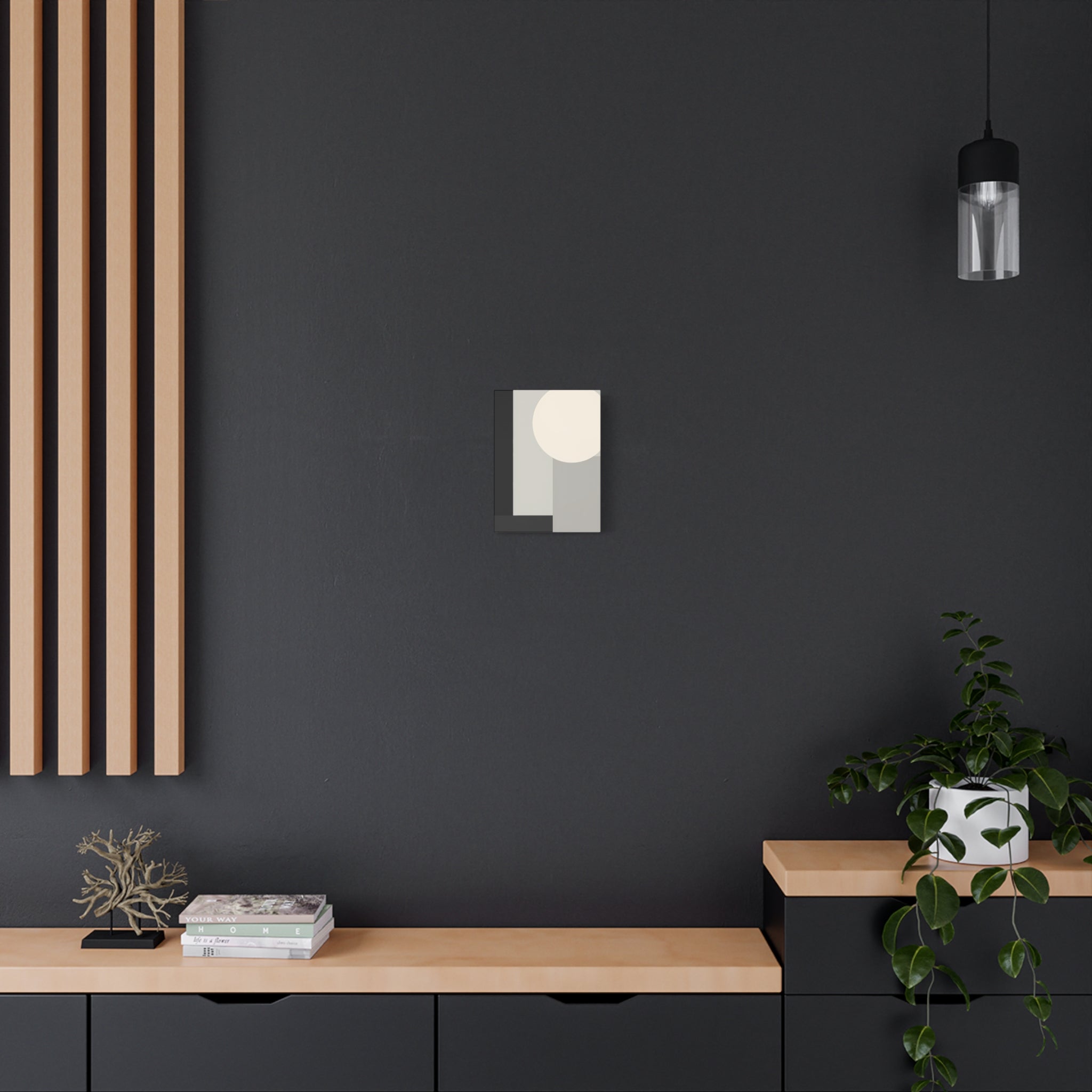 Monochrome Geometric 01 – Canvas (Standard)