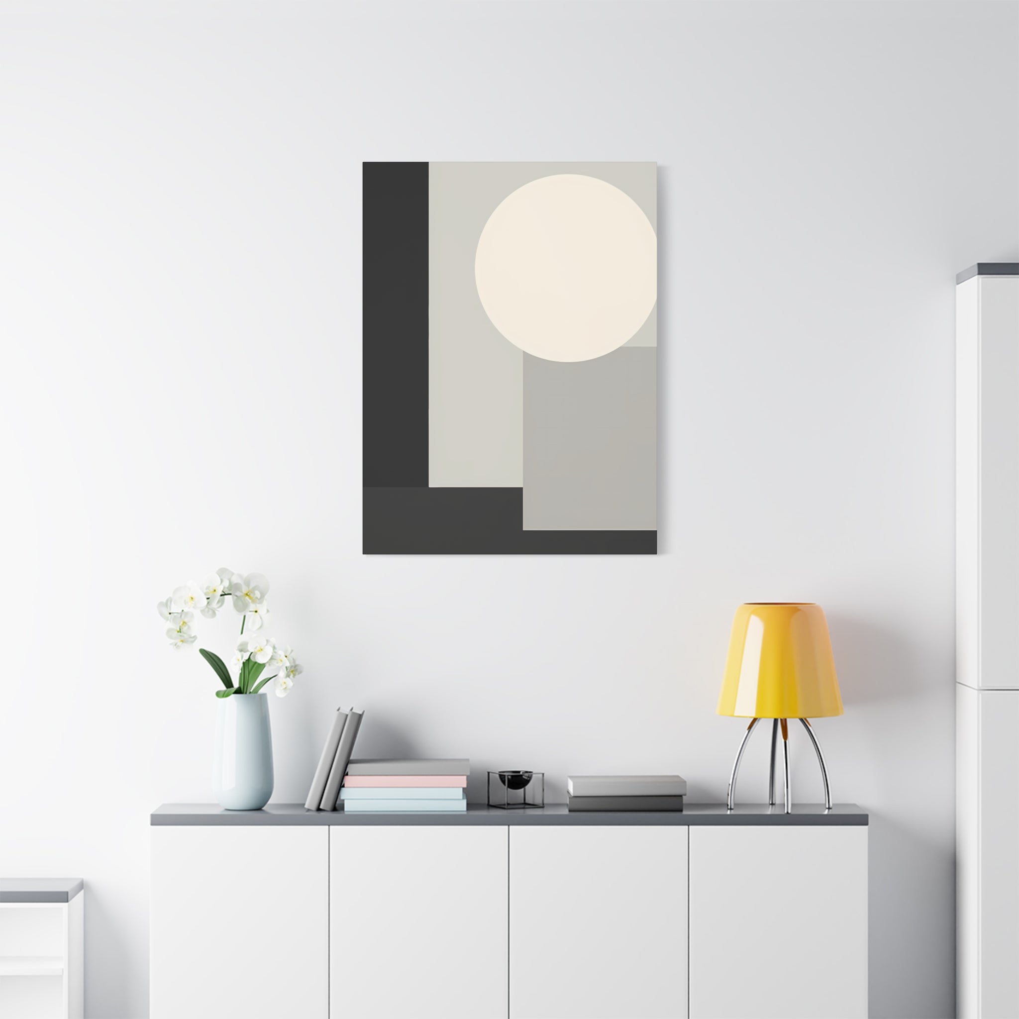 Monochrome Geometric 01 – Canvas (Standard)