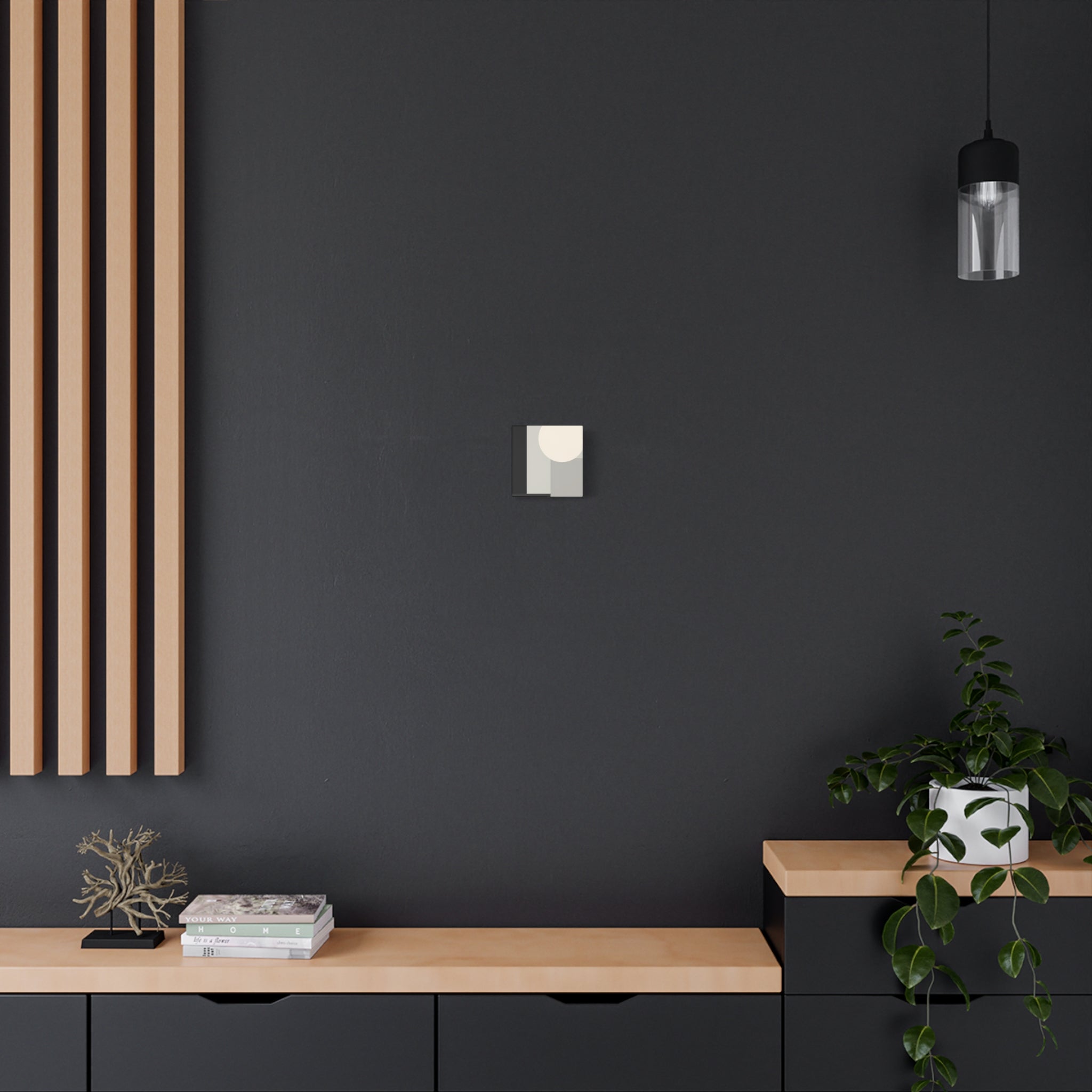 Monochrome Geometric 01 – Canvas (Standard)
