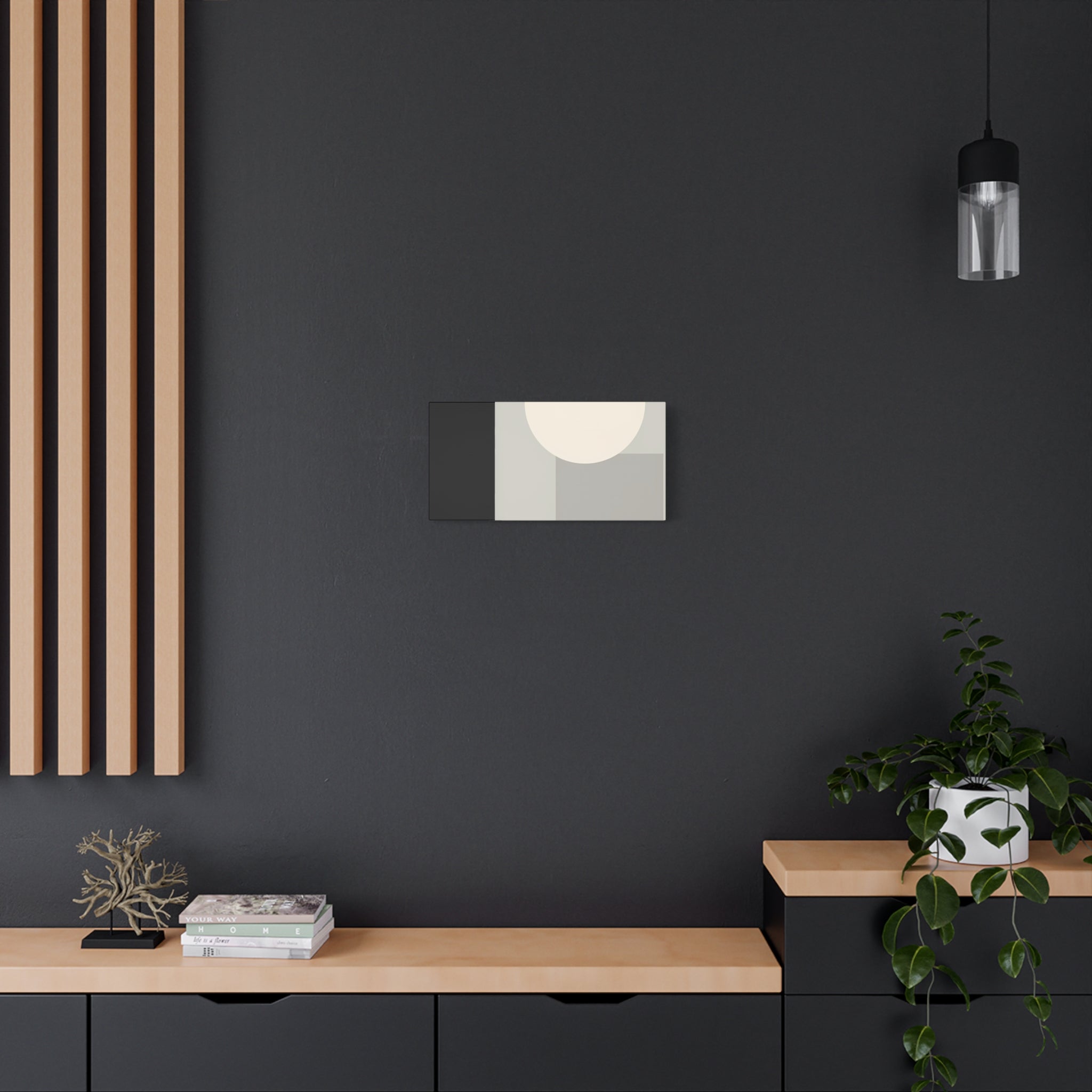 Monochrome Geometric 01 – Canvas (Standard)