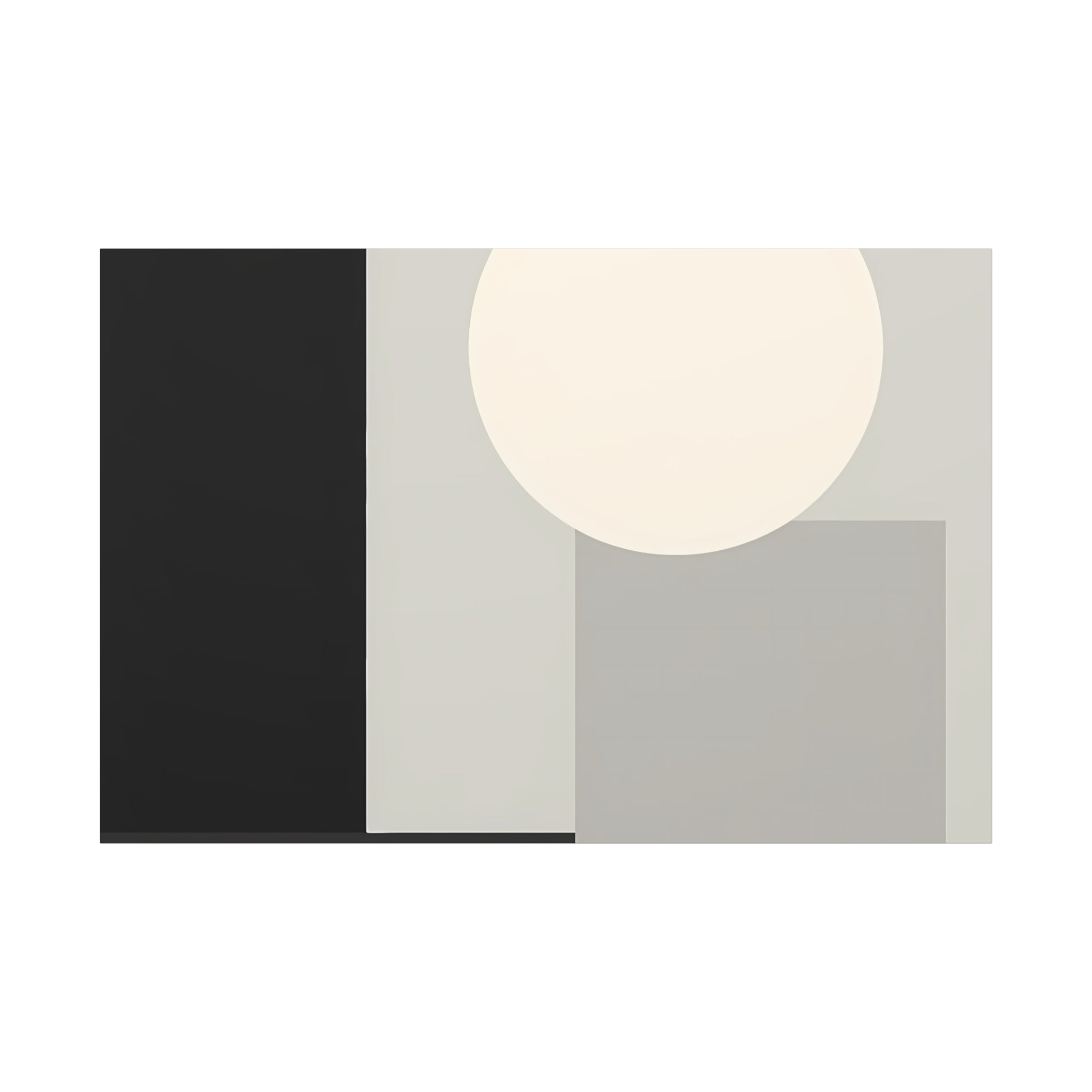 Monochrome Geometric 01 – Canvas (Standard)