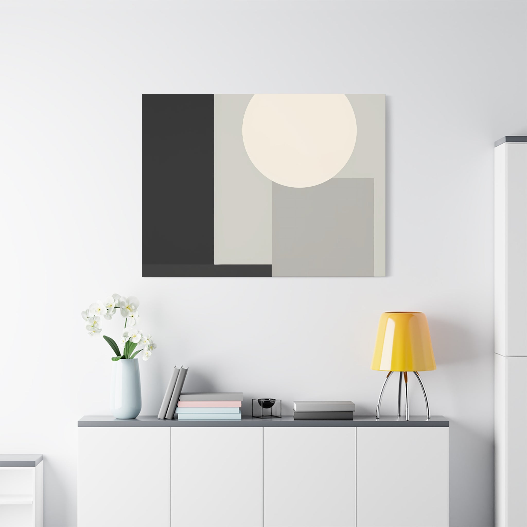 Monochrome Geometric 01 – Canvas (Standard)