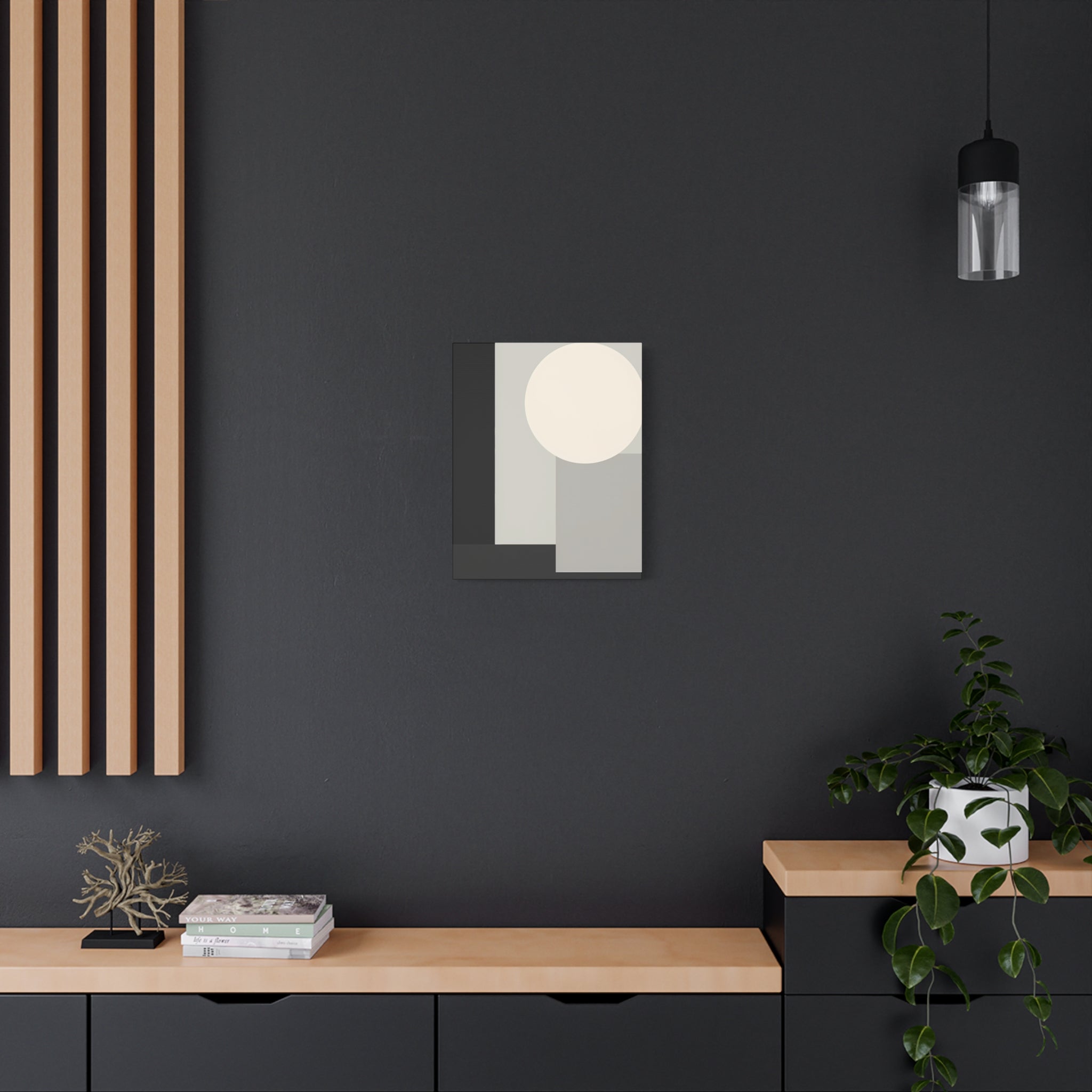 Monochrome Geometric 01 – Canvas (Standard)