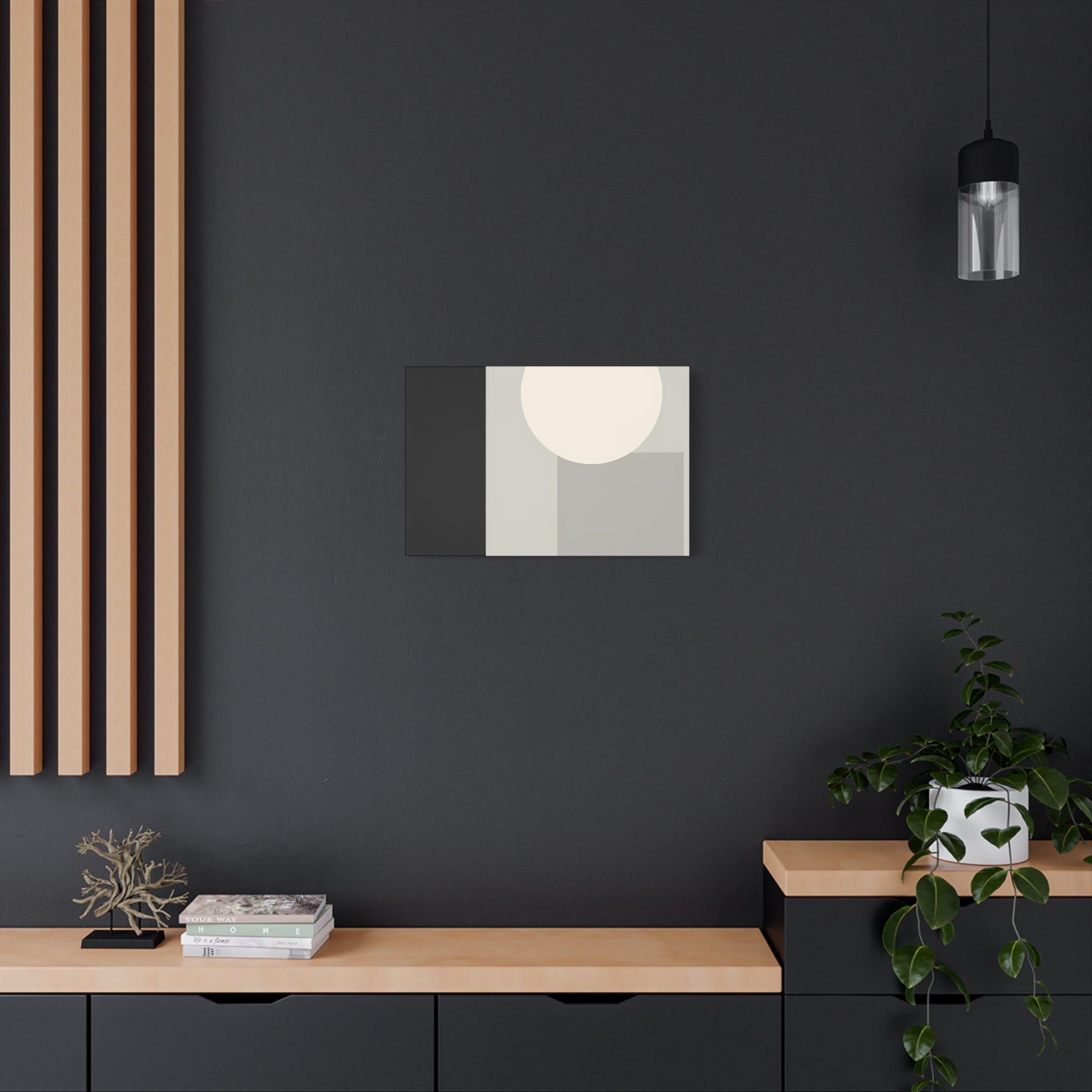 Monochrome Geometric 01 – Canvas (Standard)