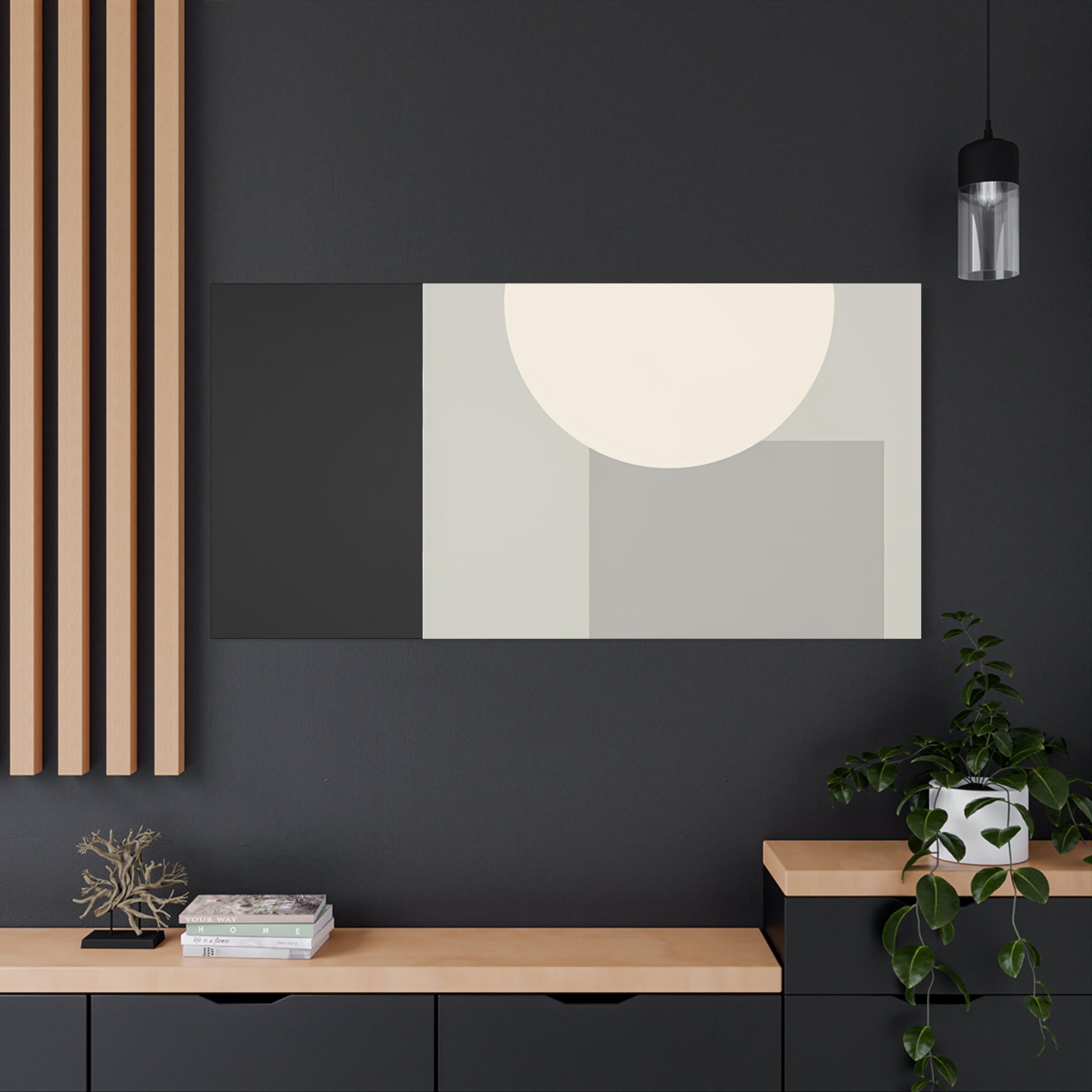 Monochrome Geometric 01 – Canvas (Standard)