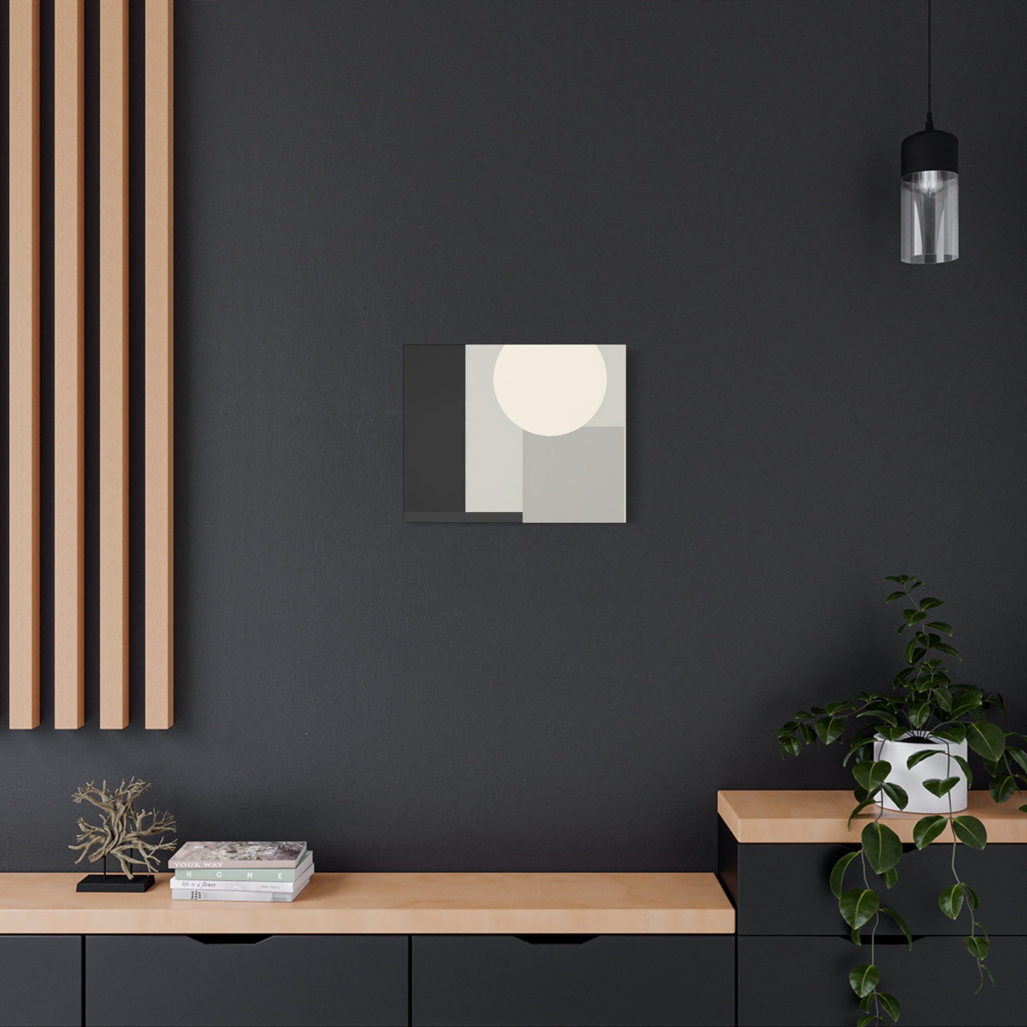 Monochrome Geometric 01 – Canvas (Standard)