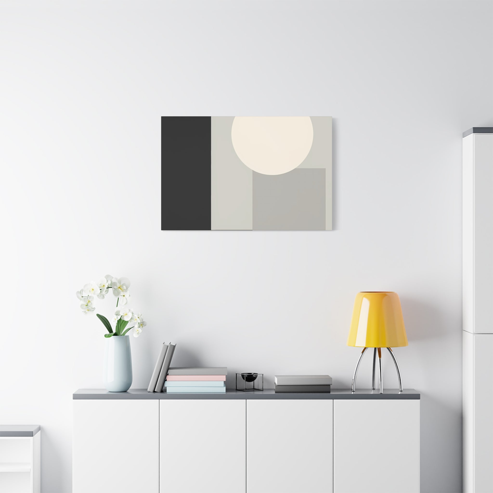 Monochrome Geometric 01 – Canvas (Standard)