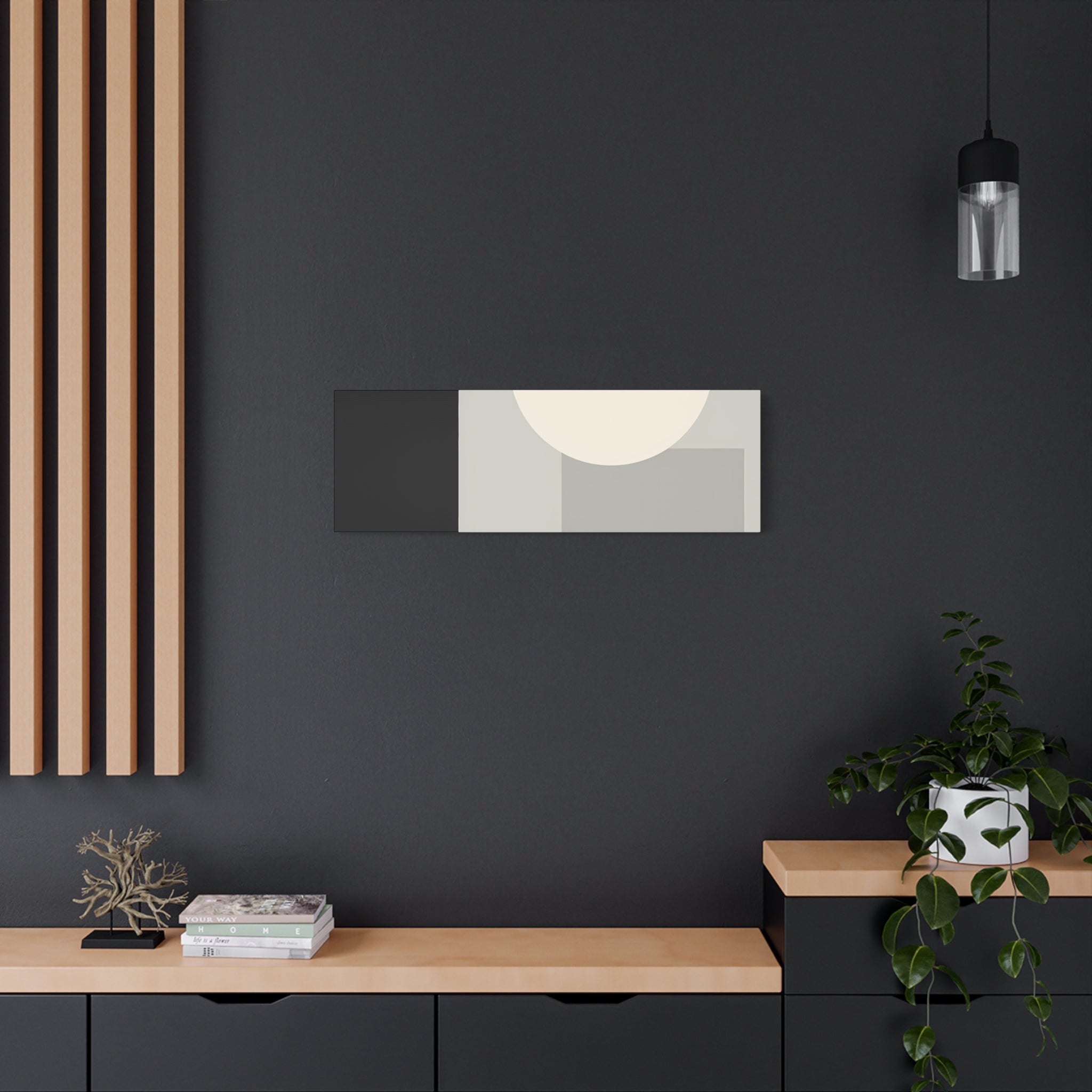Monochrome Geometric 01 – Canvas (Standard)