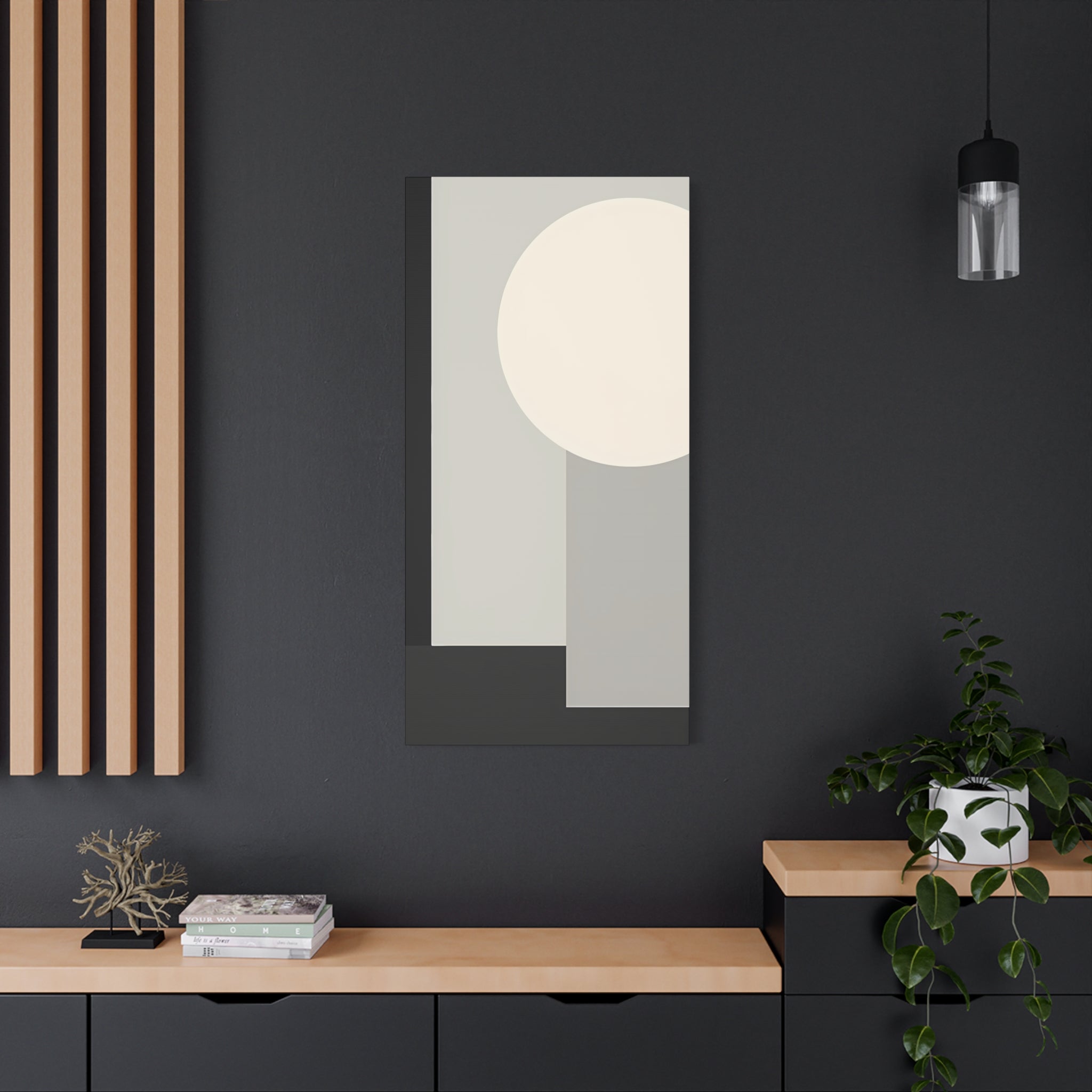 Monochrome Geometric 01 – Canvas (Standard)