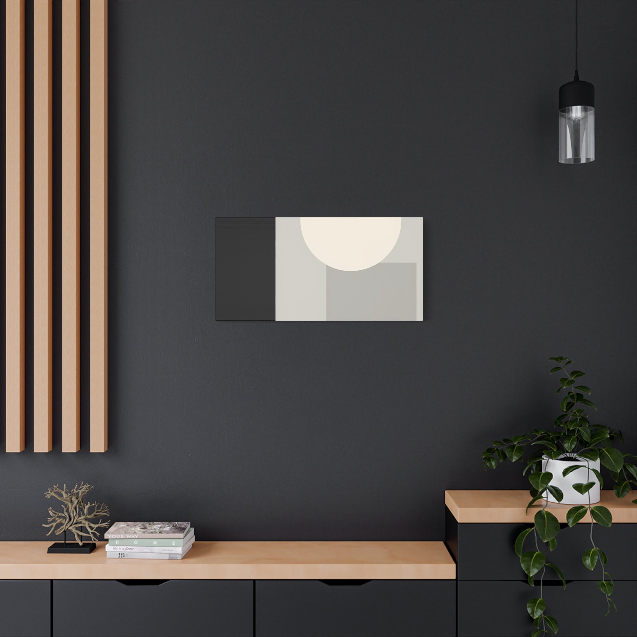 Monochrome Geometric 01 – Canvas (Standard)