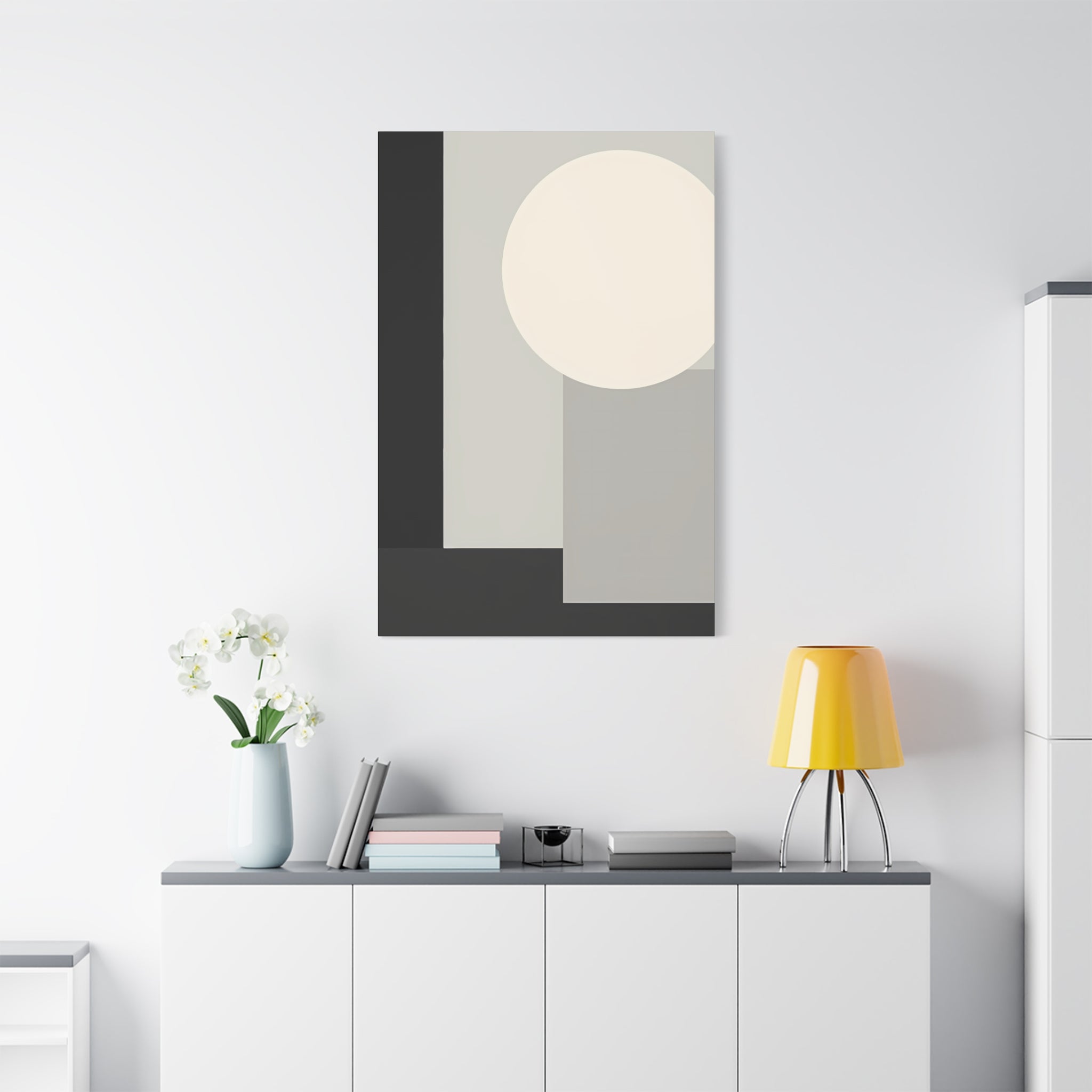 Monochrome Geometric 01 – Canvas (Standard)