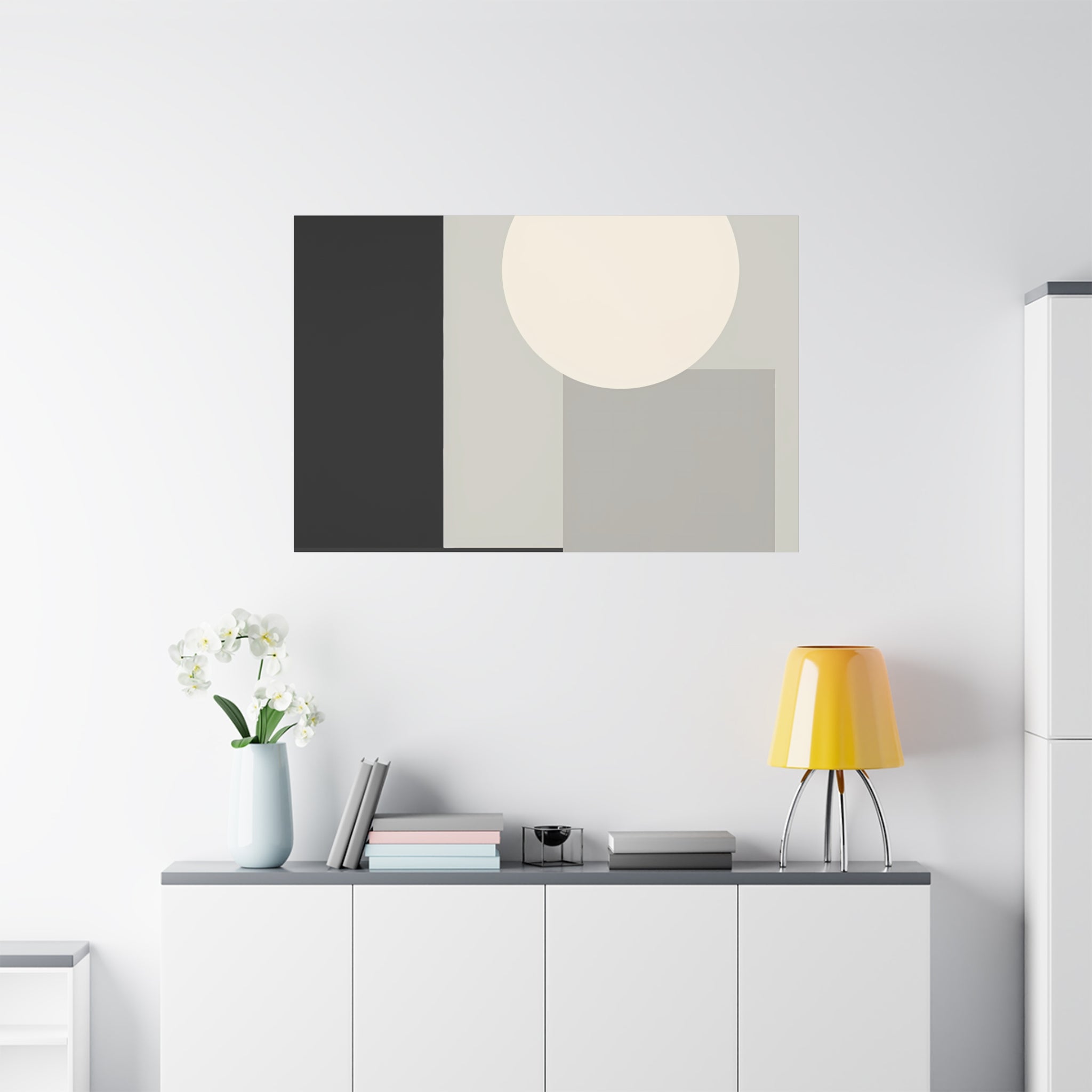 Monochrome Geometric 01 – Canvas (Standard)