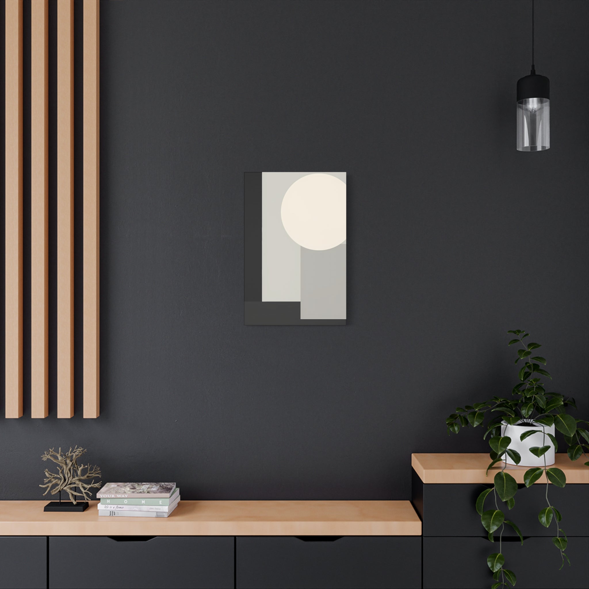 Monochrome Geometric 01 – Canvas (Standard)