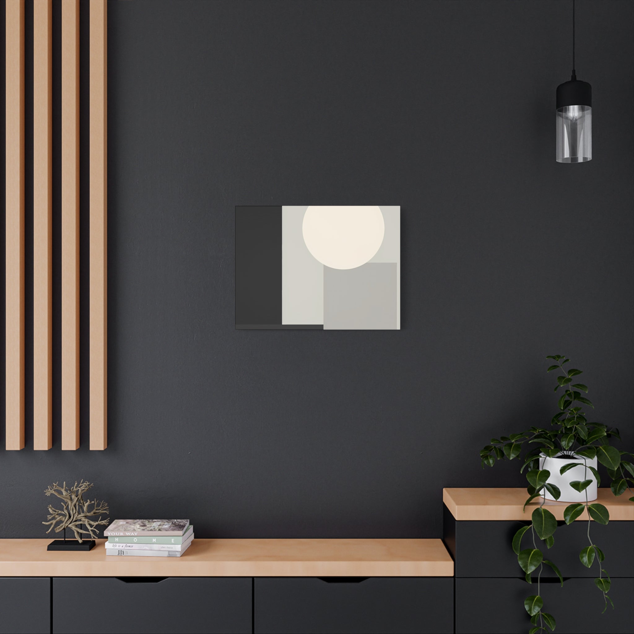 Monochrome Geometric 01 – Canvas (Standard)