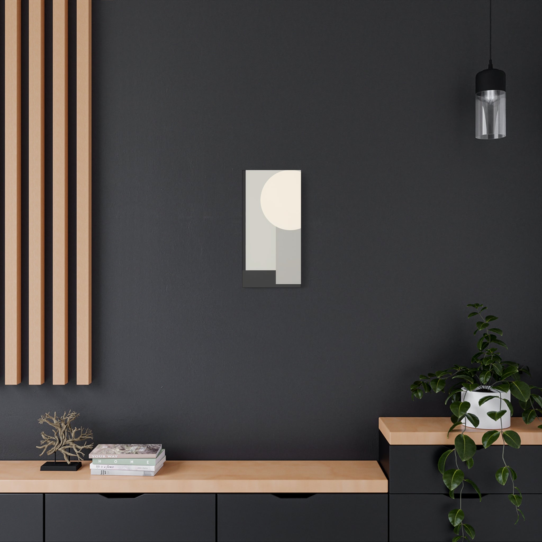Monochrome Geometric 01 – Canvas (Standard)