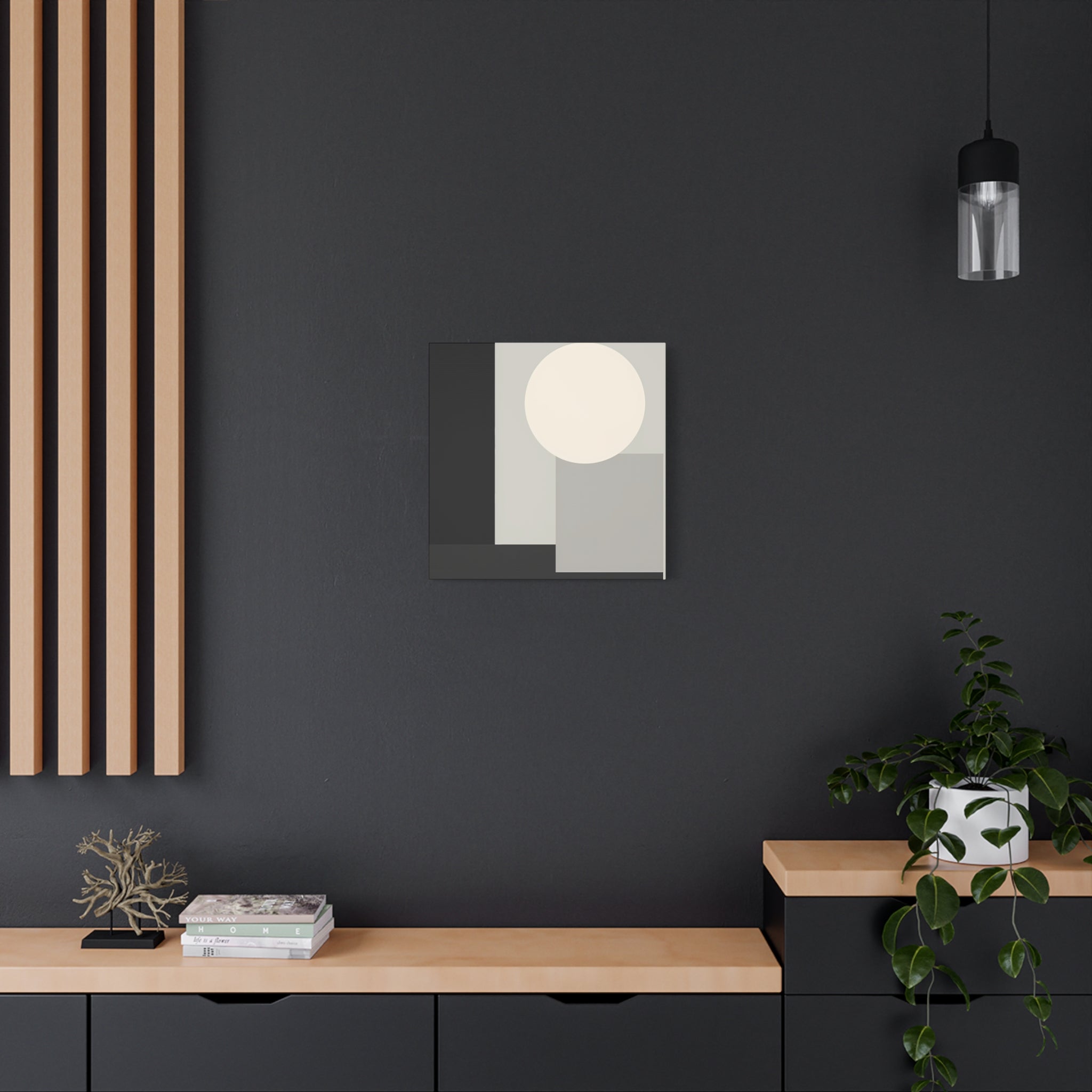 Monochrome Geometric 01 – Canvas (Standard)