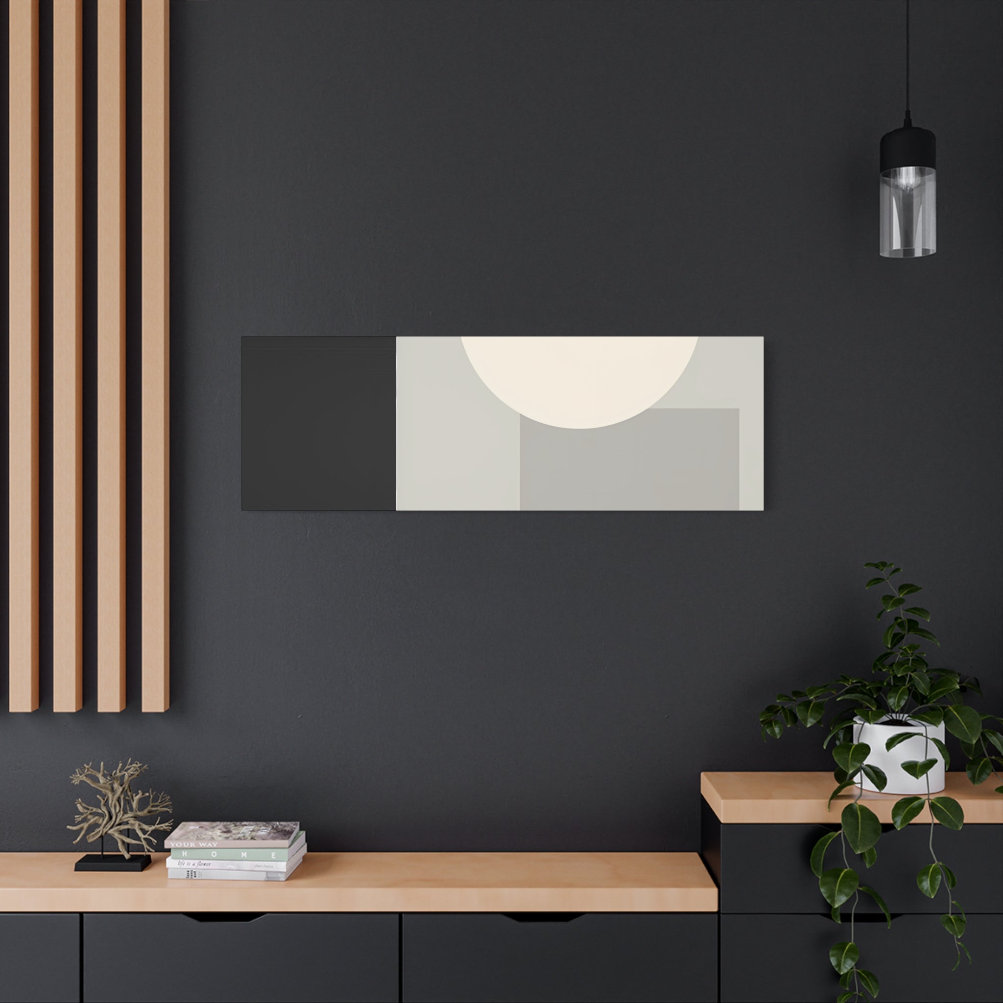 Monochrome Geometric 01 – Canvas (Standard)