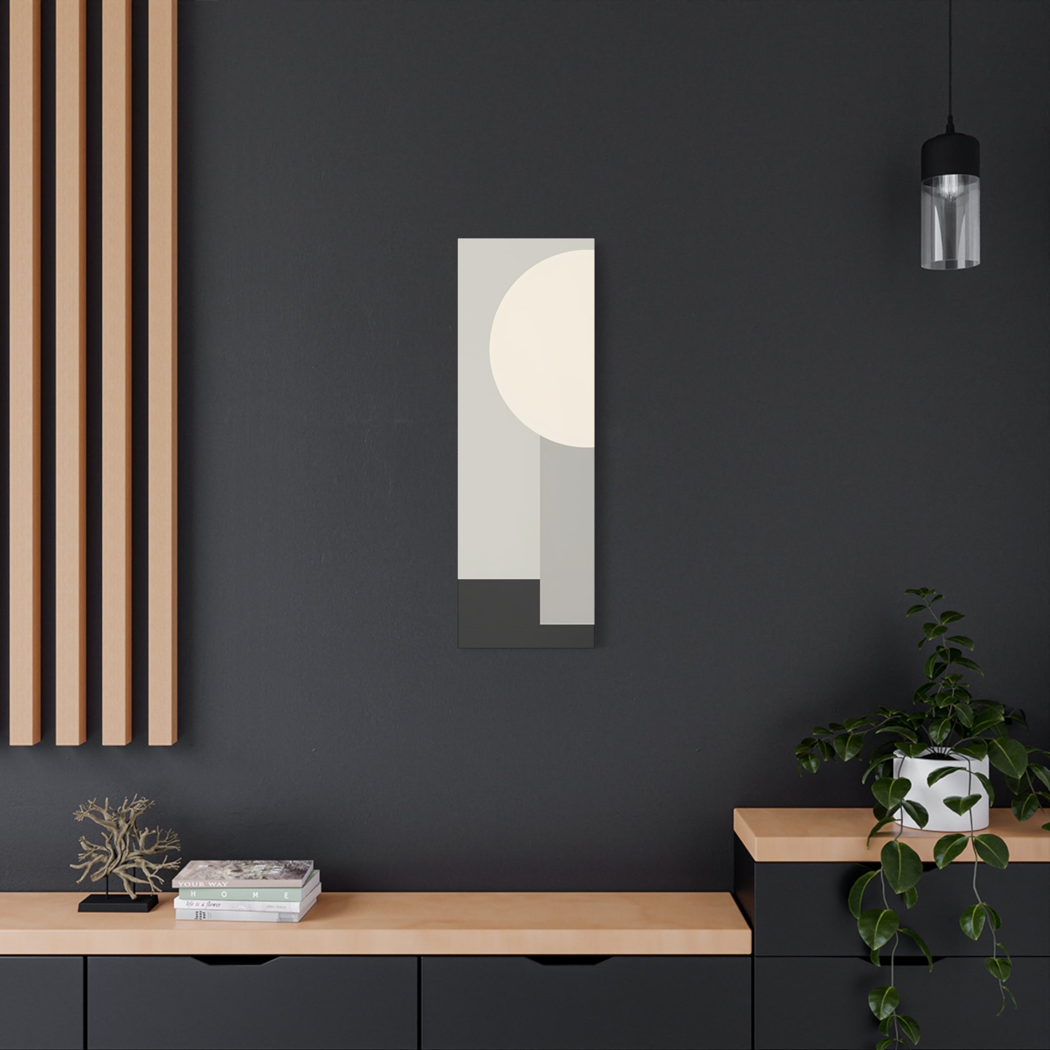 Monochrome Geometric 01 – Canvas (Standard)