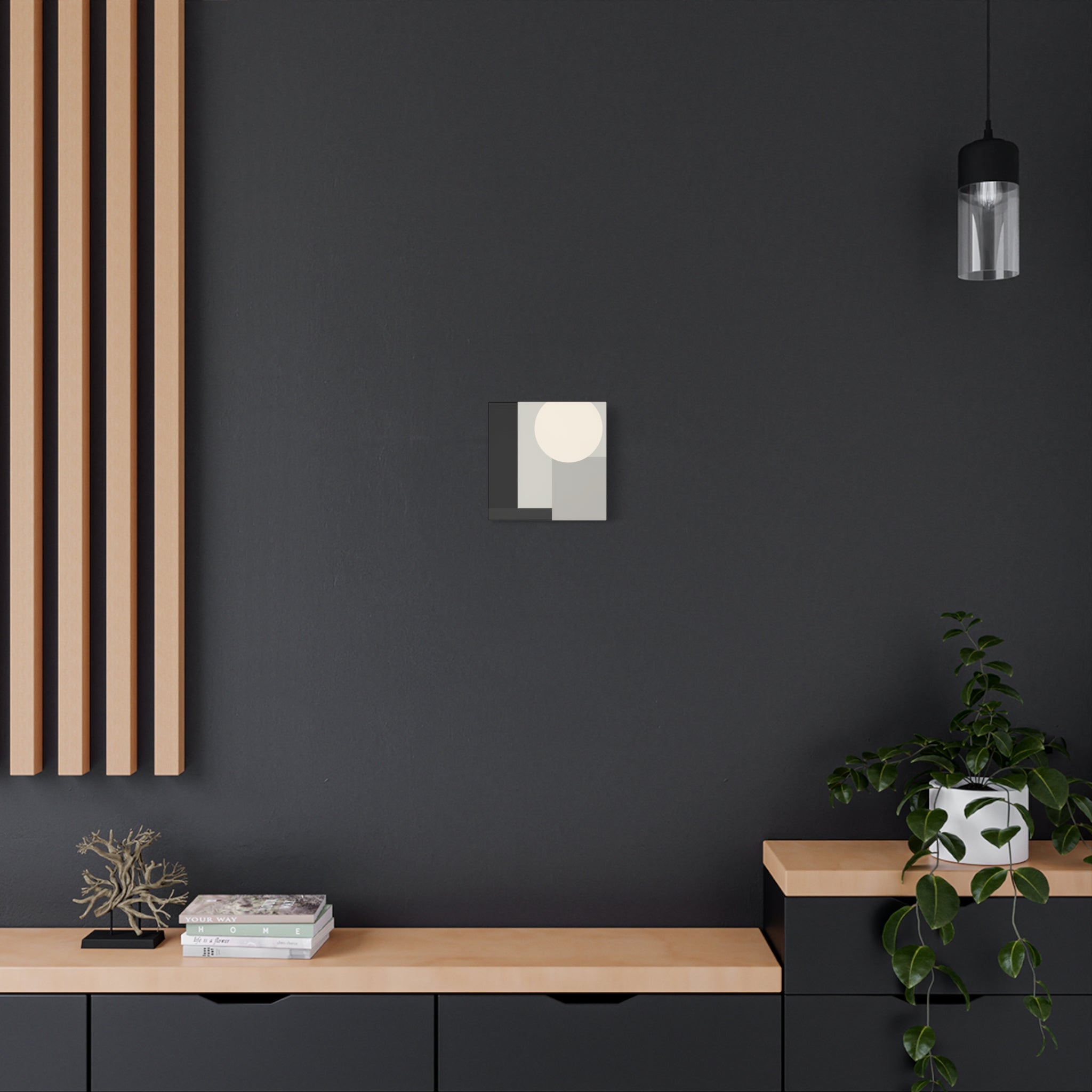 Monochrome Geometric 01 – Canvas (Standard)