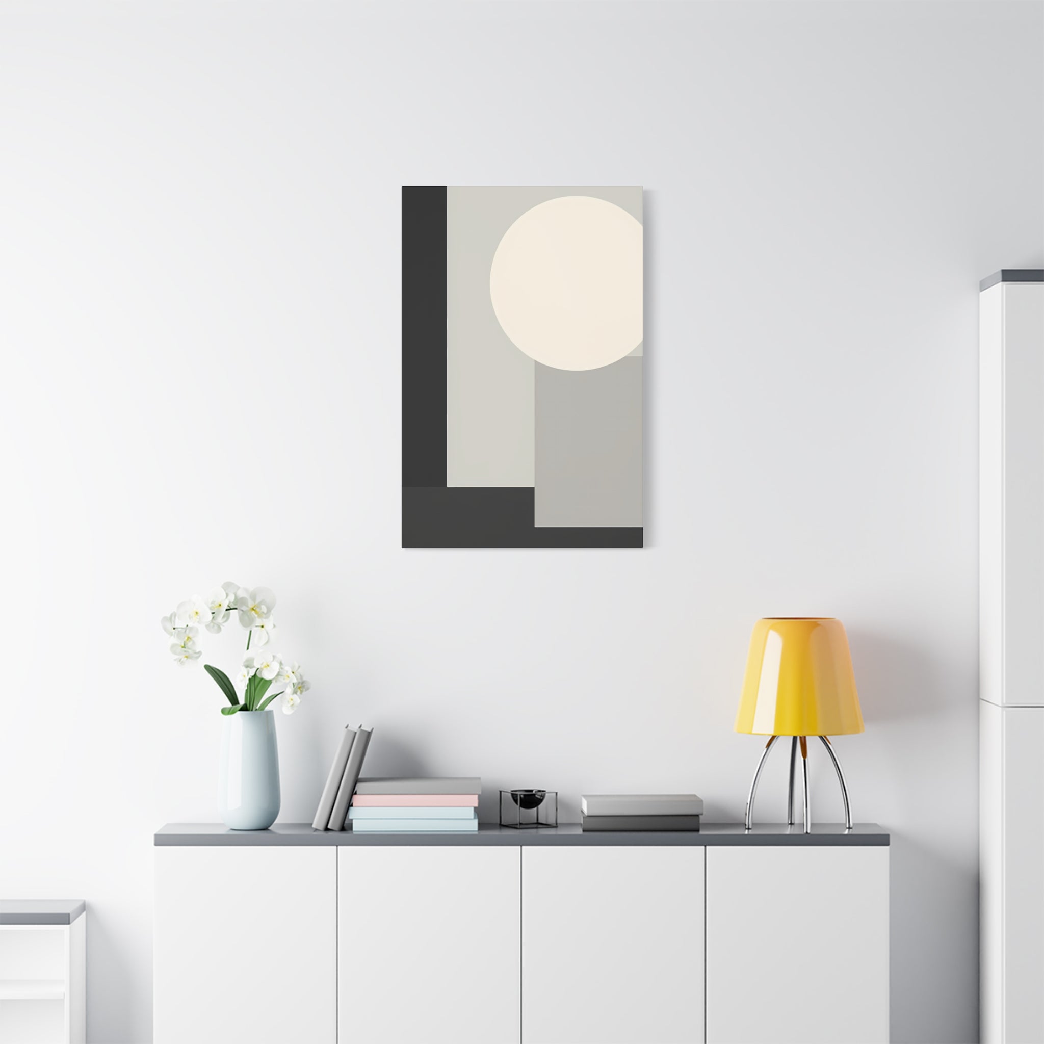 Monochrome Geometric 01 – Canvas (Standard)