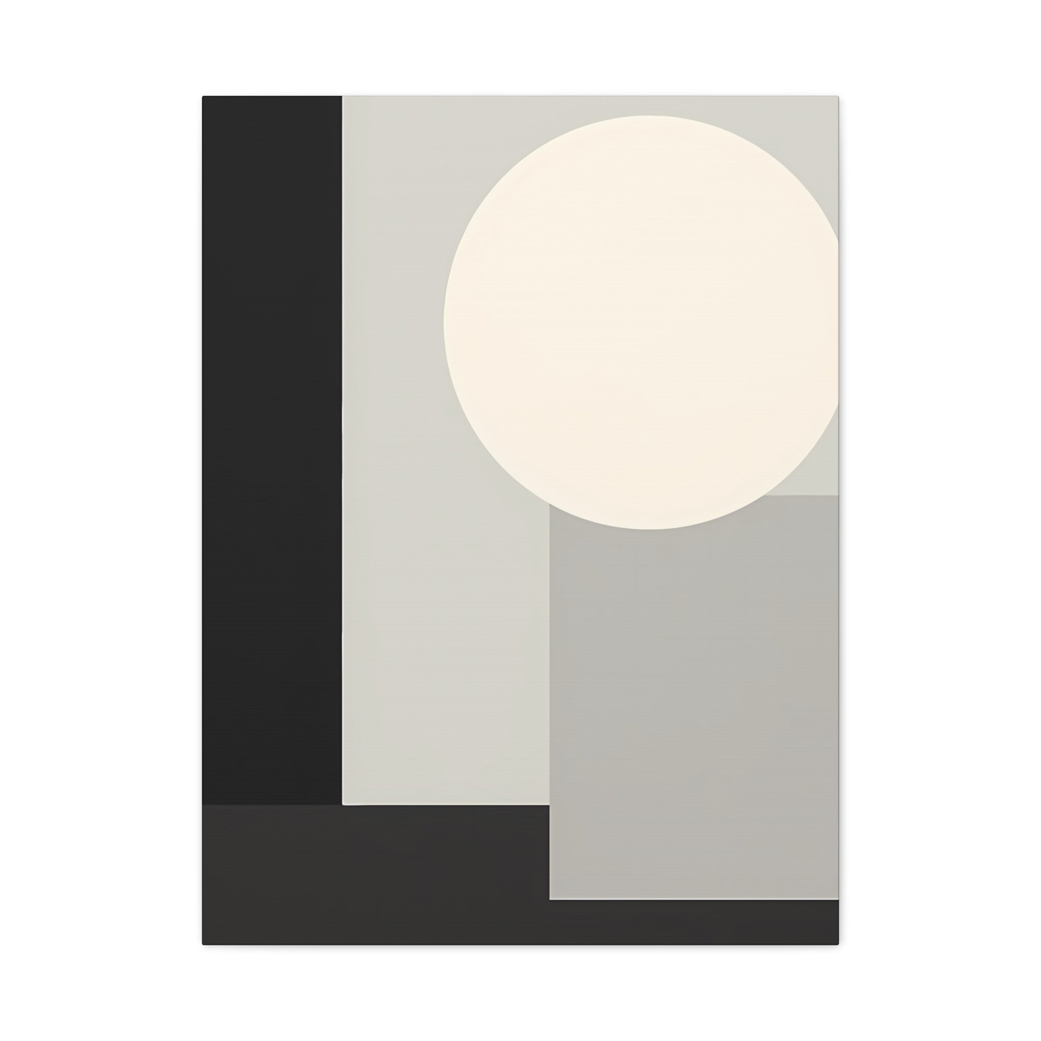 Monochrome Geometric 01 – Canvas (Standard)