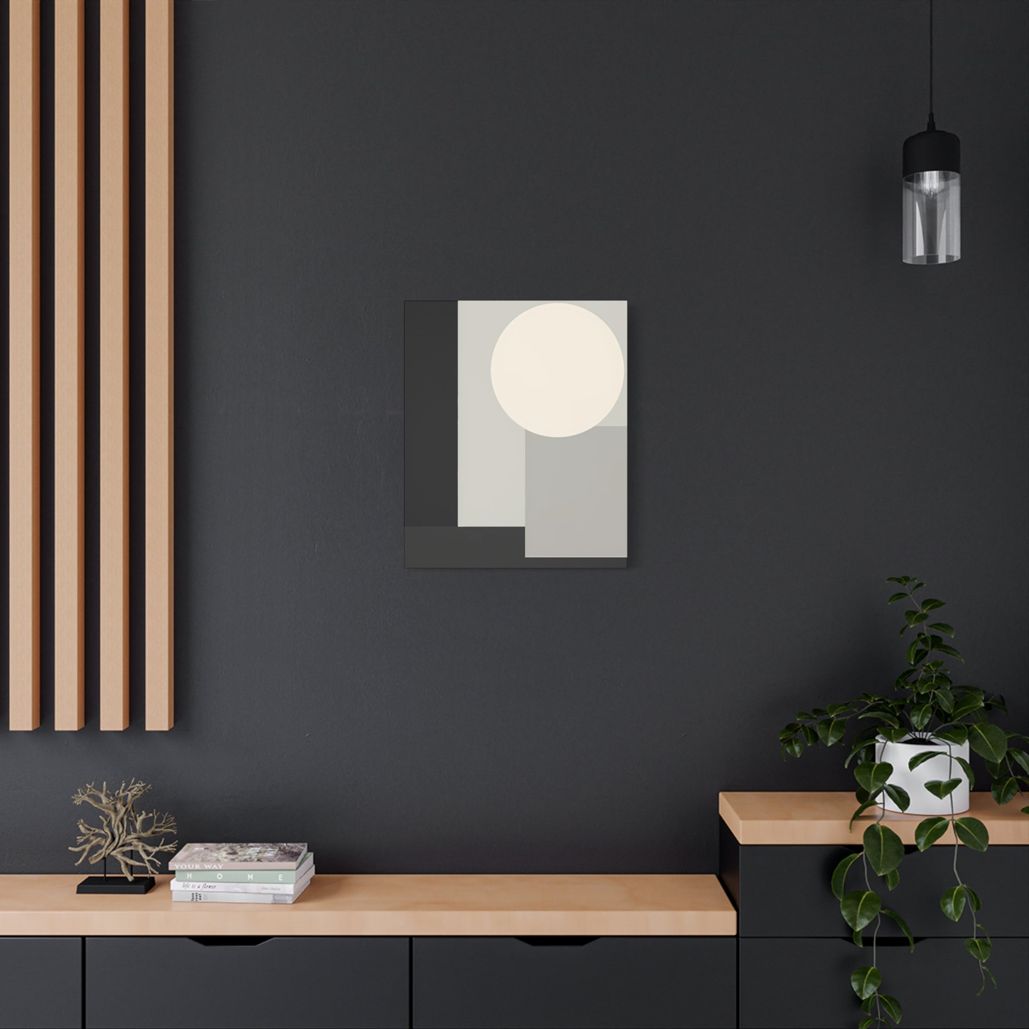 Monochrome Geometric 01 – Canvas (Standard)