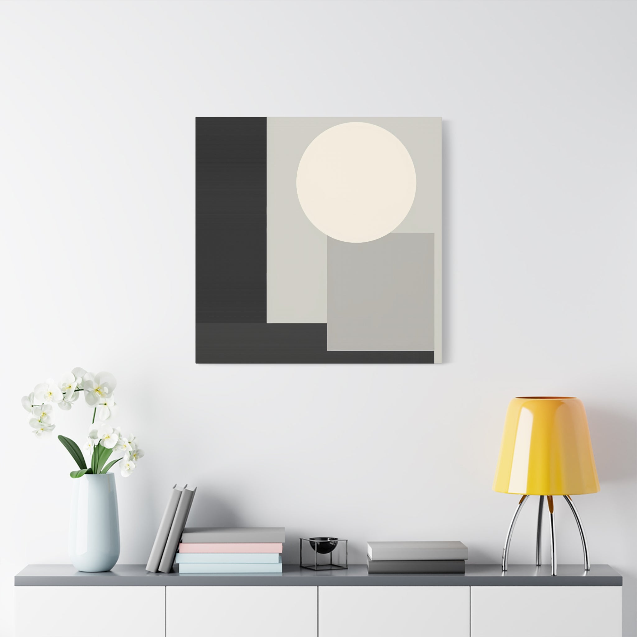 Monochrome Geometric 01 – Canvas (Standard)