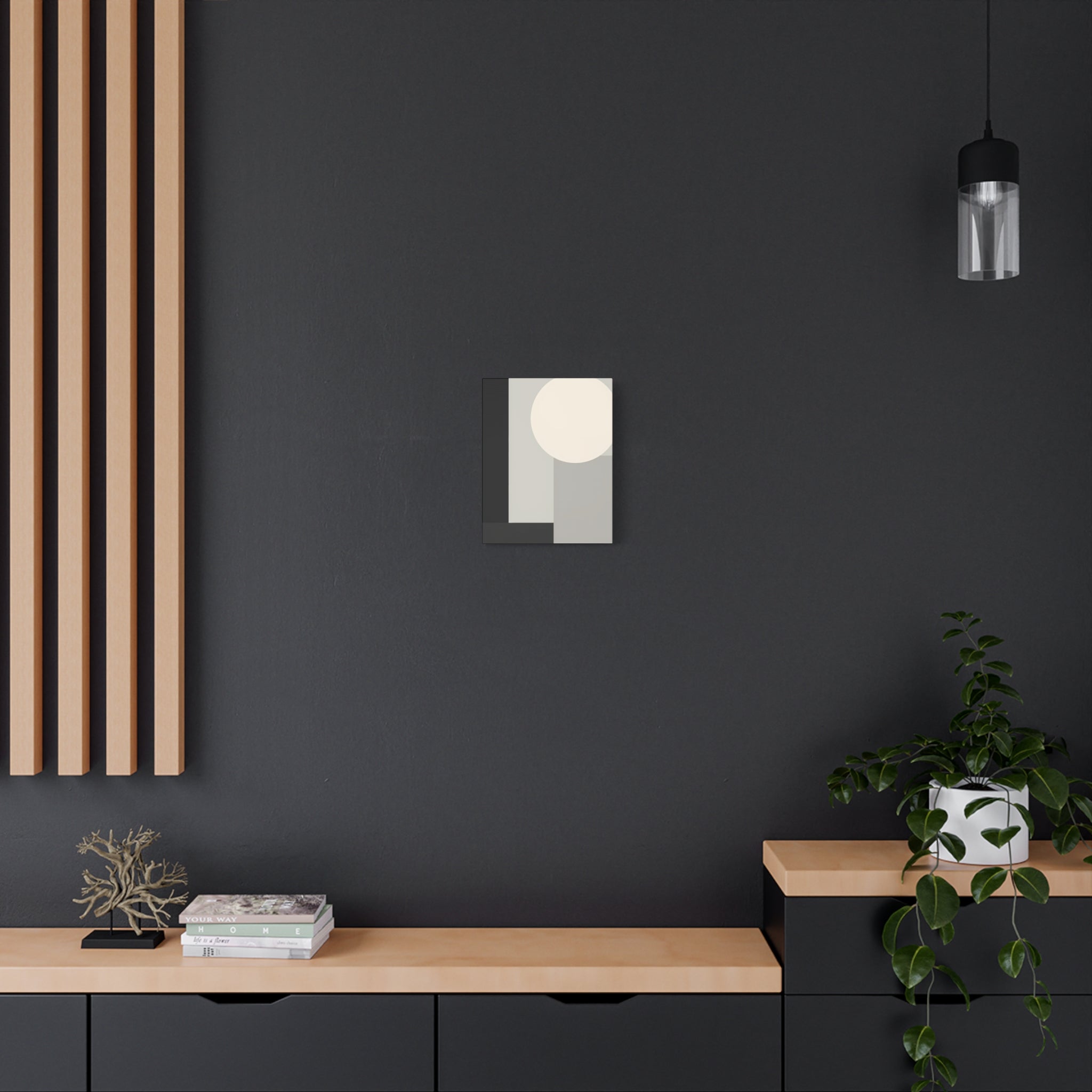 Monochrome Geometric 01 – Canvas (Standard)