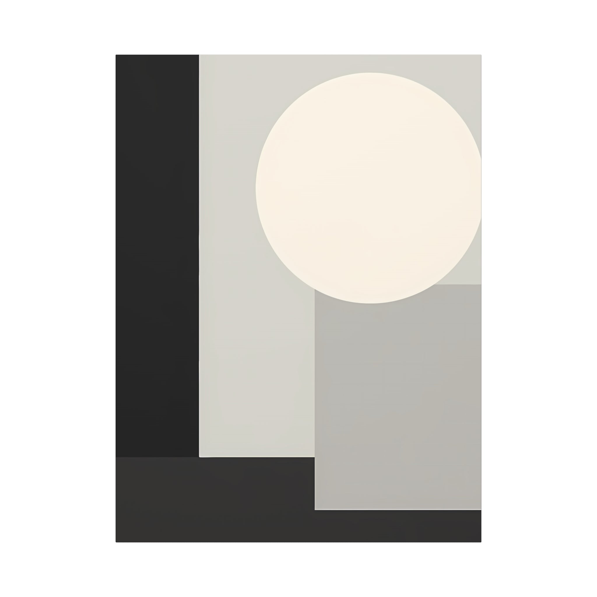 Monochrome Geometric 01 – Canvas (Standard)
