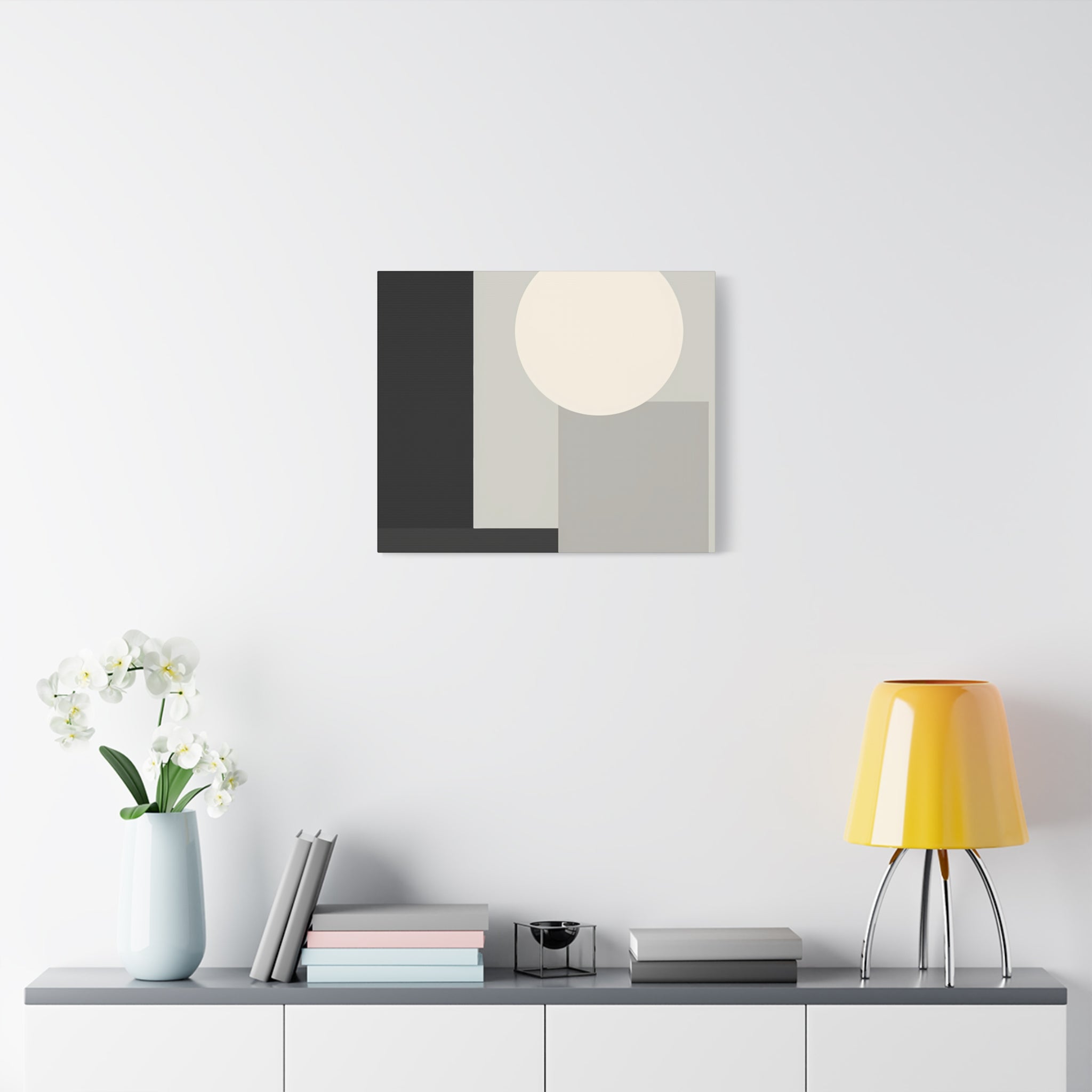 Monochrome Geometric 01 – Canvas (Standard)